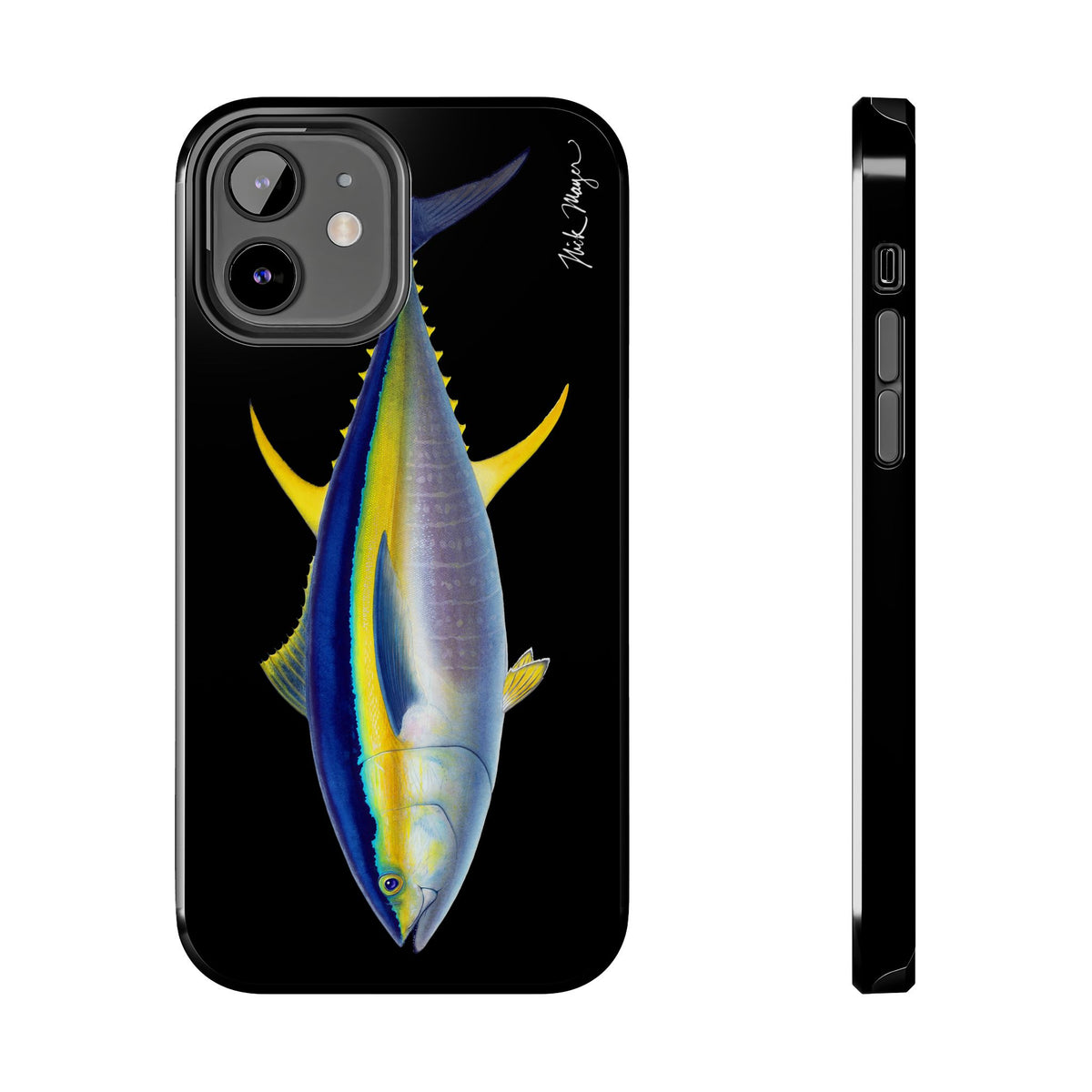 Yellowfin Tuna Black Phone Case (iPhone) Printify