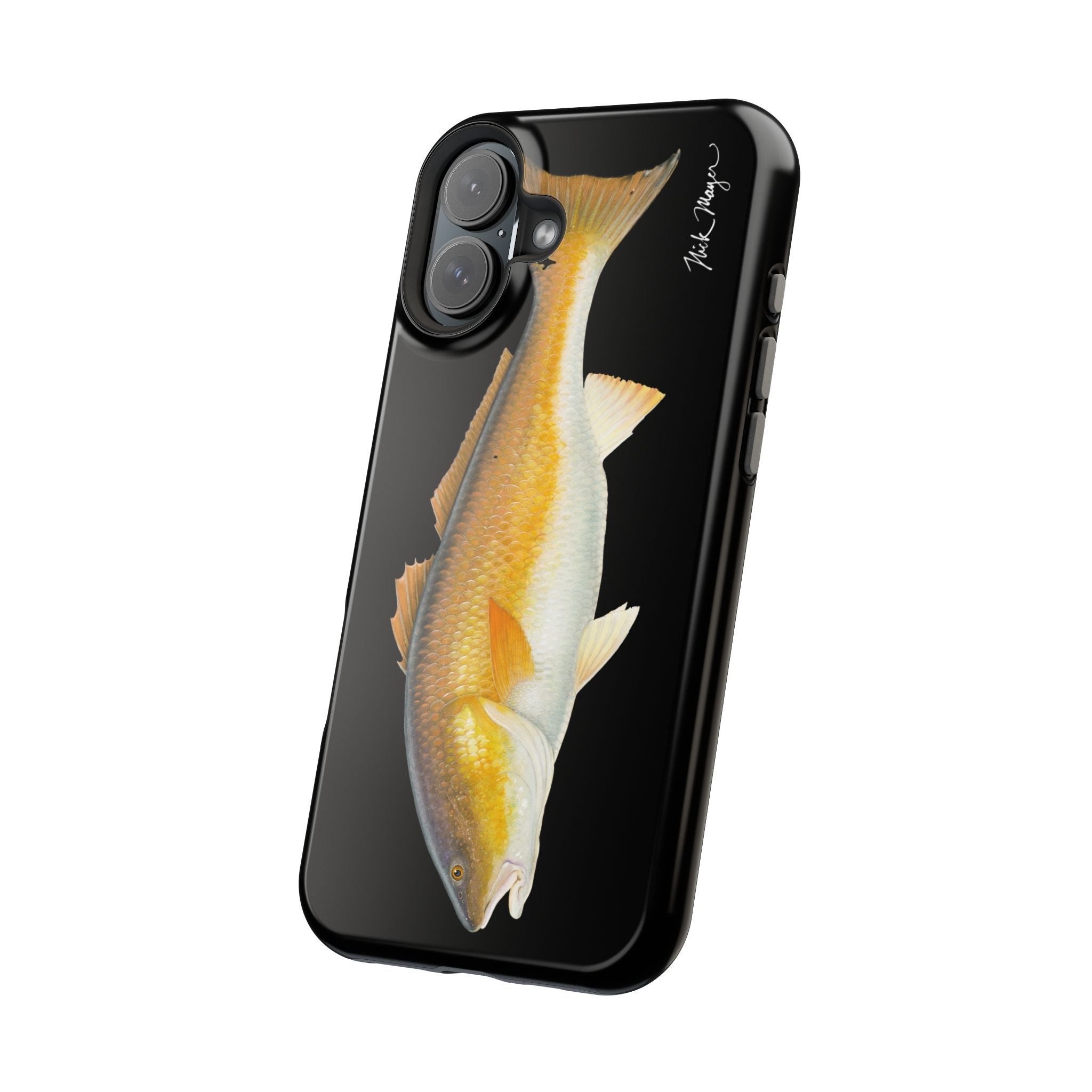 Bull Redfish MagSafe Black iPhone Case