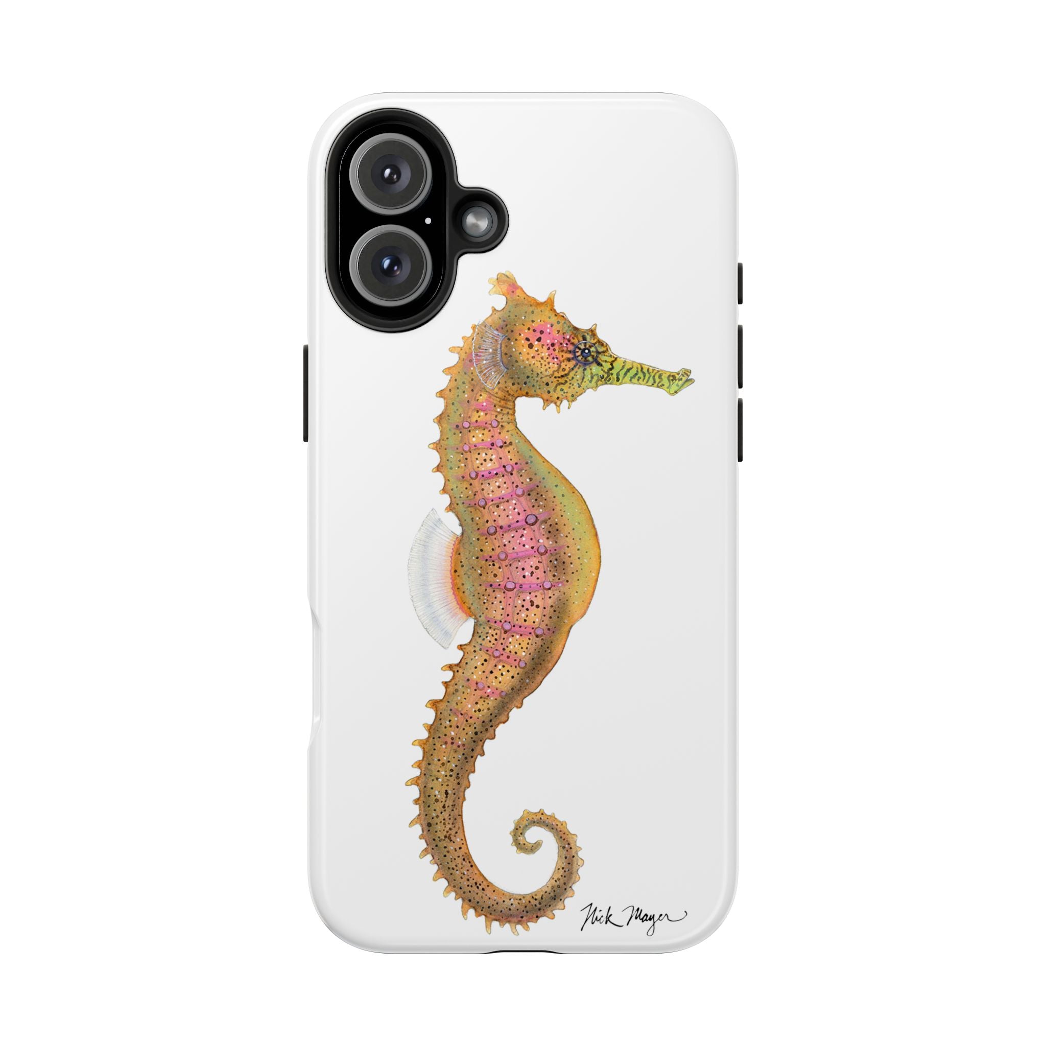 Pink Seahorse Phone Case (iPhone)