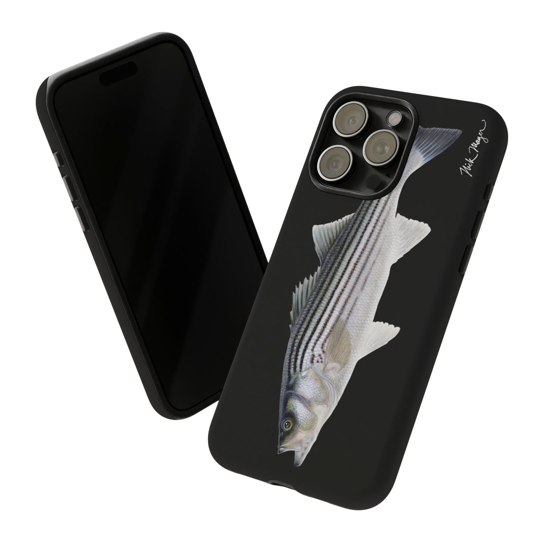 Schoolie Striper Black iPhone 15 Case