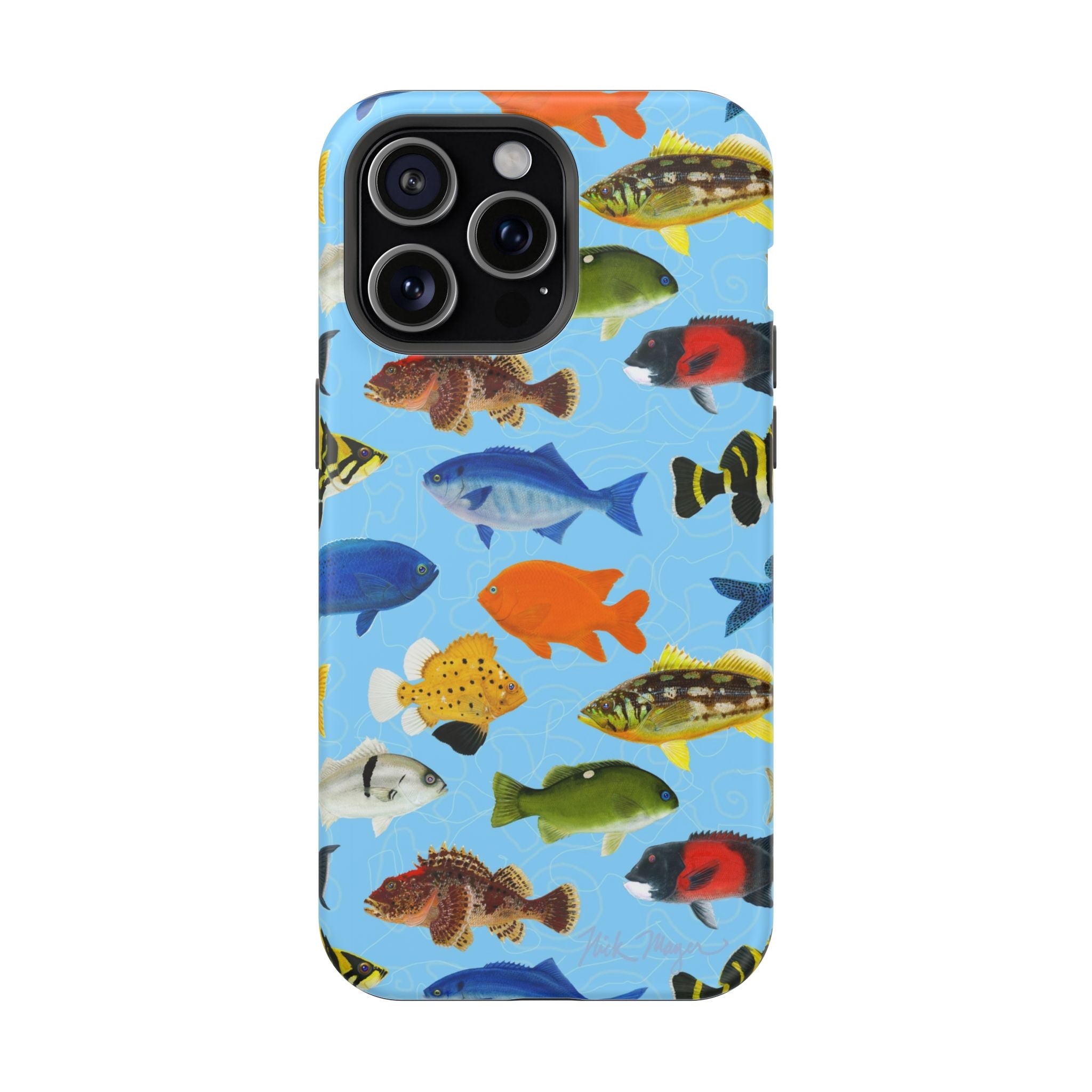 California Fish Blue MagSafe iPhone Case
