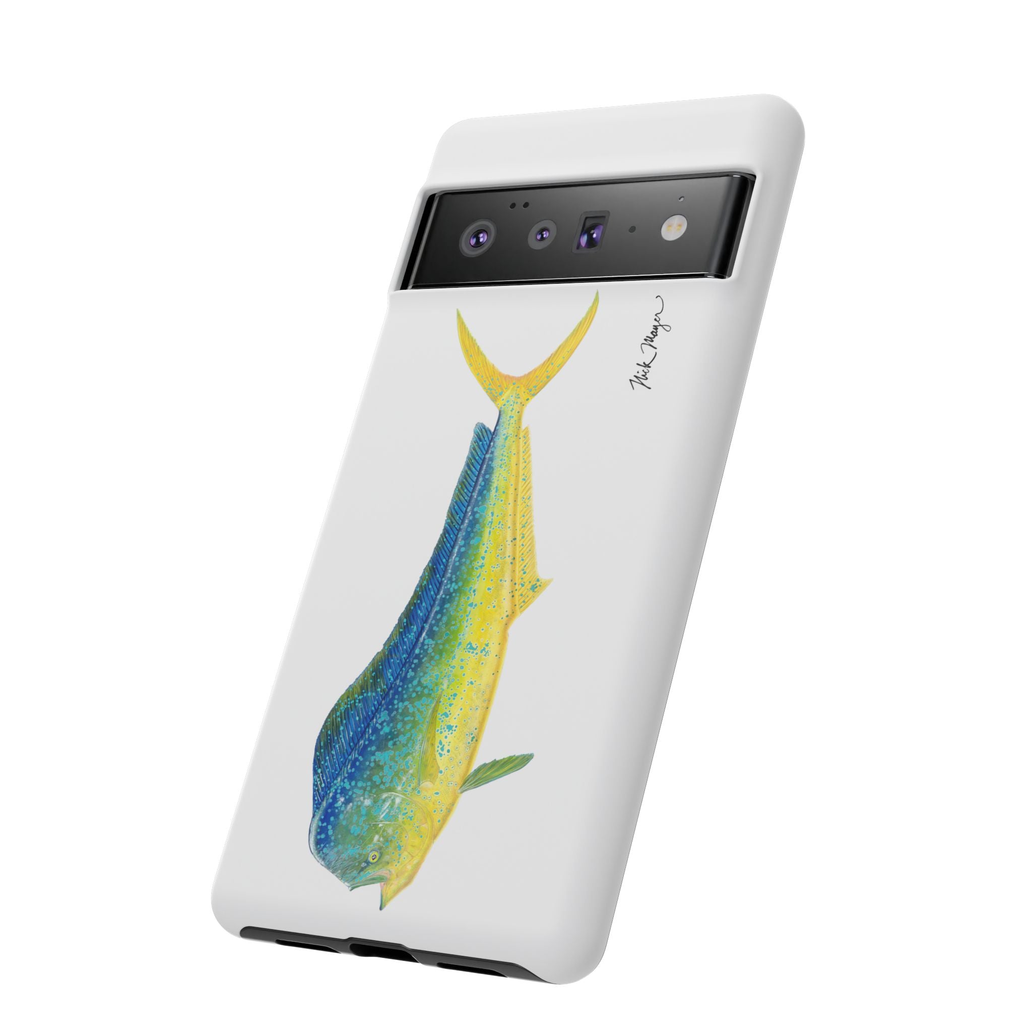 Bull Mahi White Phone Case (Samsung)