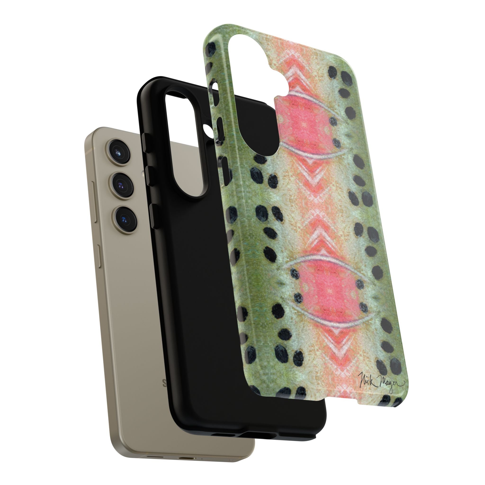Rainbow Trout Pattern Phone Case (Samsung) Printify