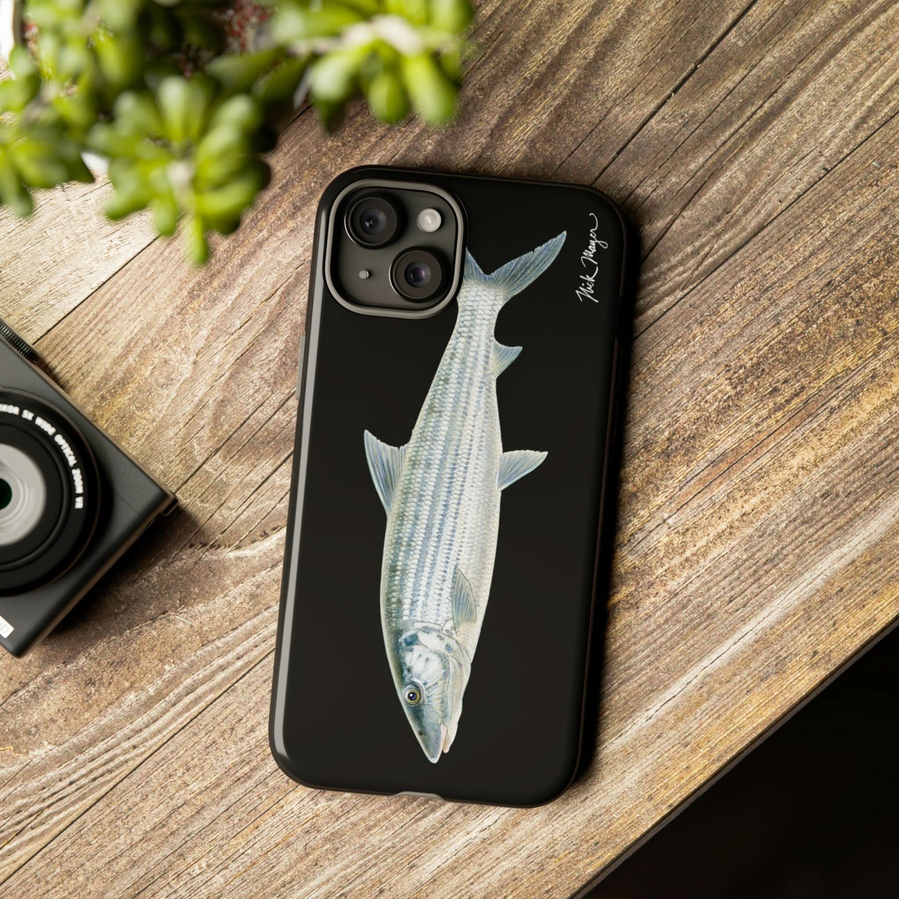 Bonefish Black iPhone 15 Case