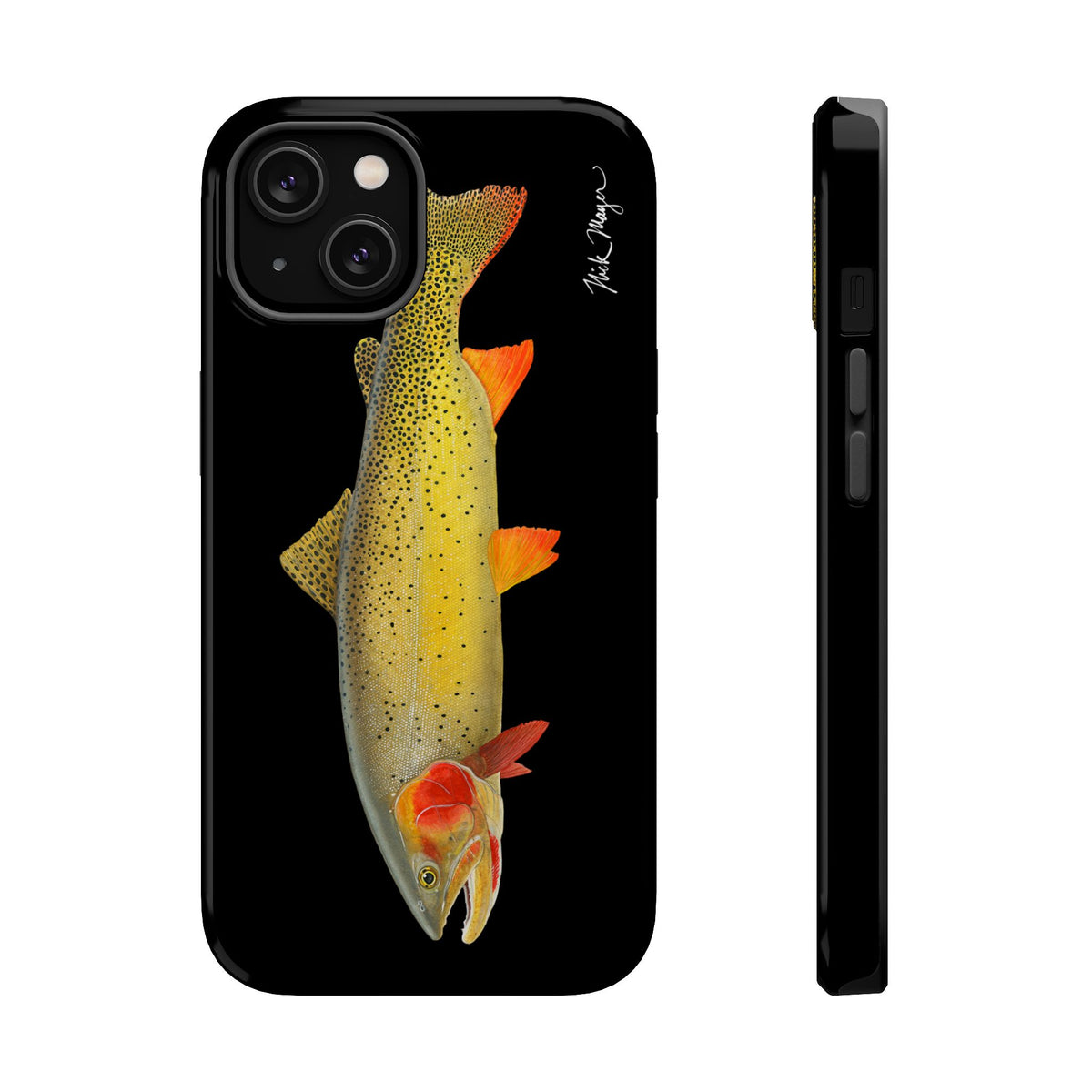 Cutthroat Trout 1 Black MagSafe iPhone Case Printify