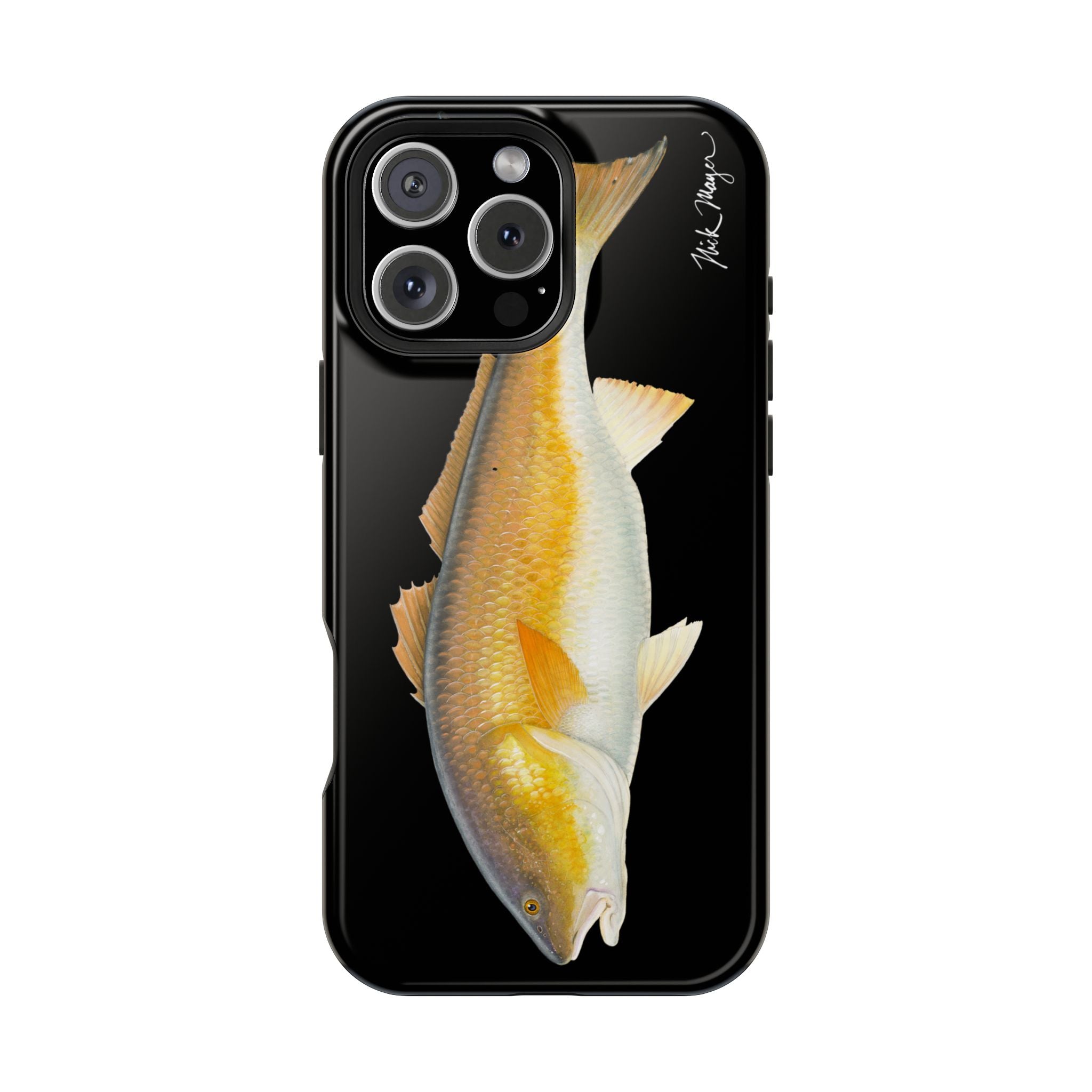 Bull Redfish MagSafe Black iPhone Case