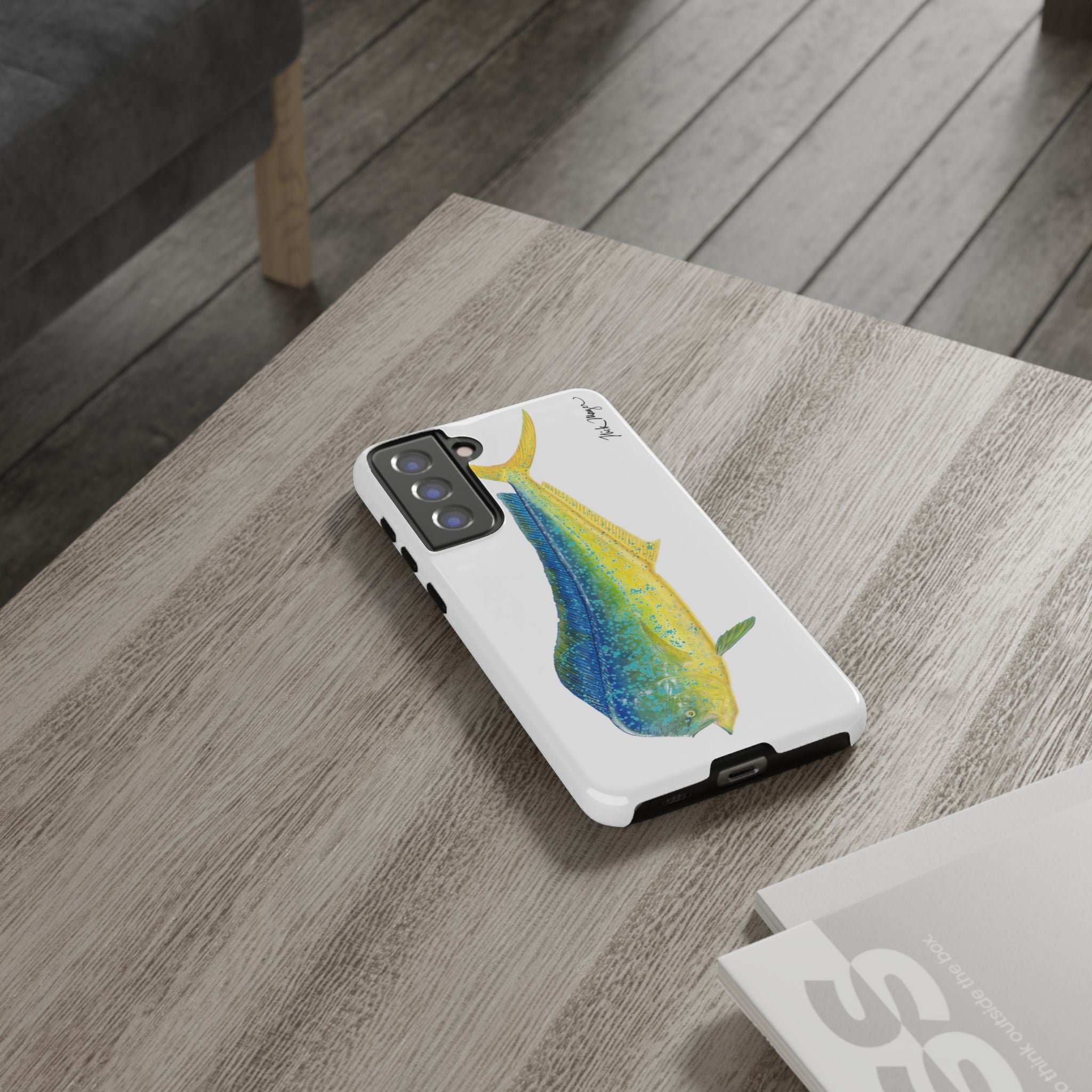 Bull Mahi White Phone Case (Samsung)