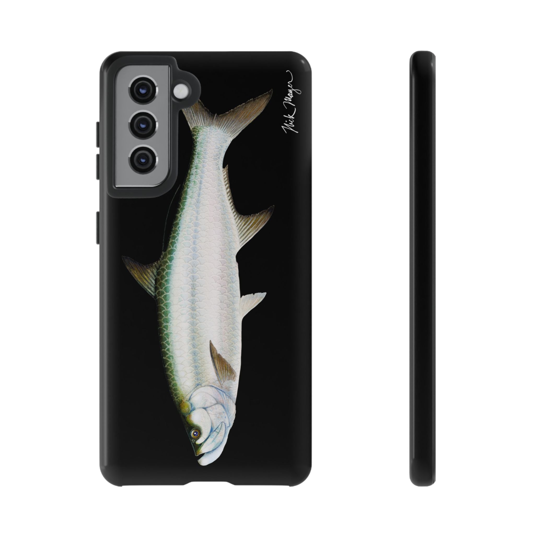 Tarpon Black Phone Case (Samsung) Printify