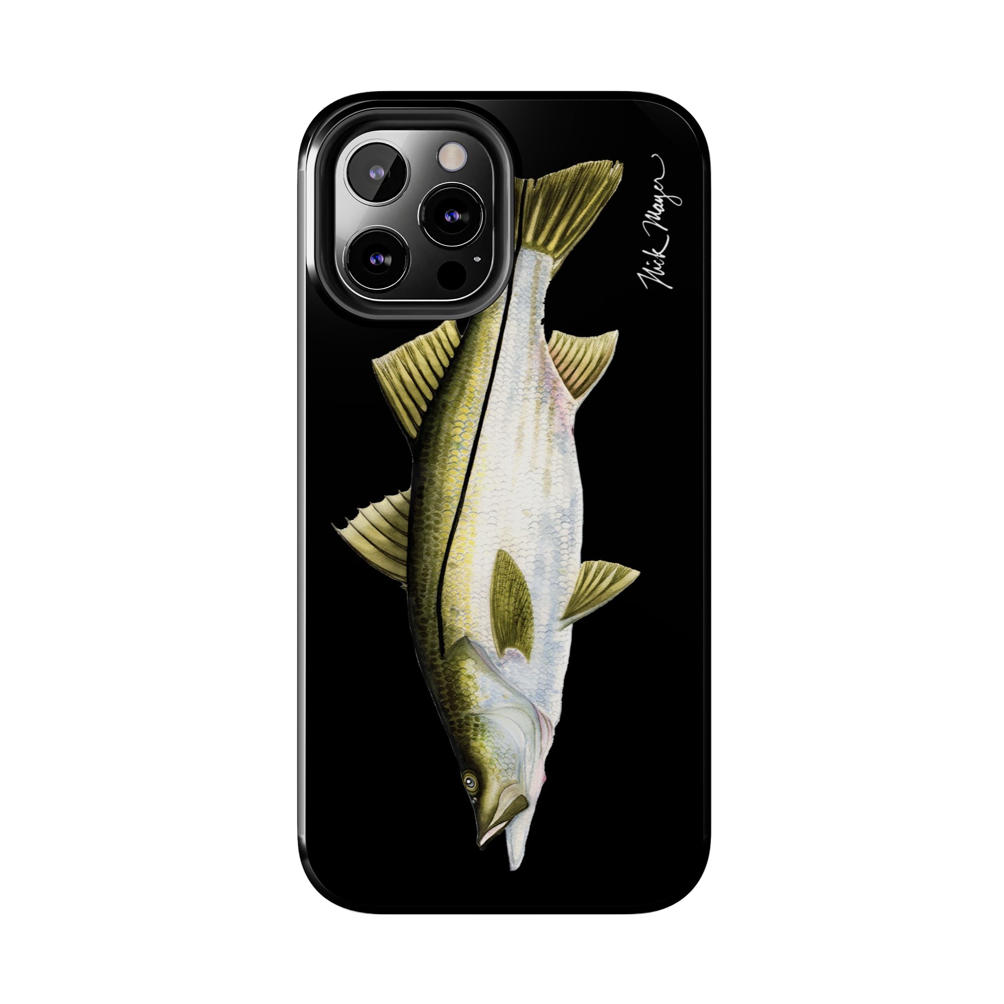 Snook Black Phone Case (iPhone)
