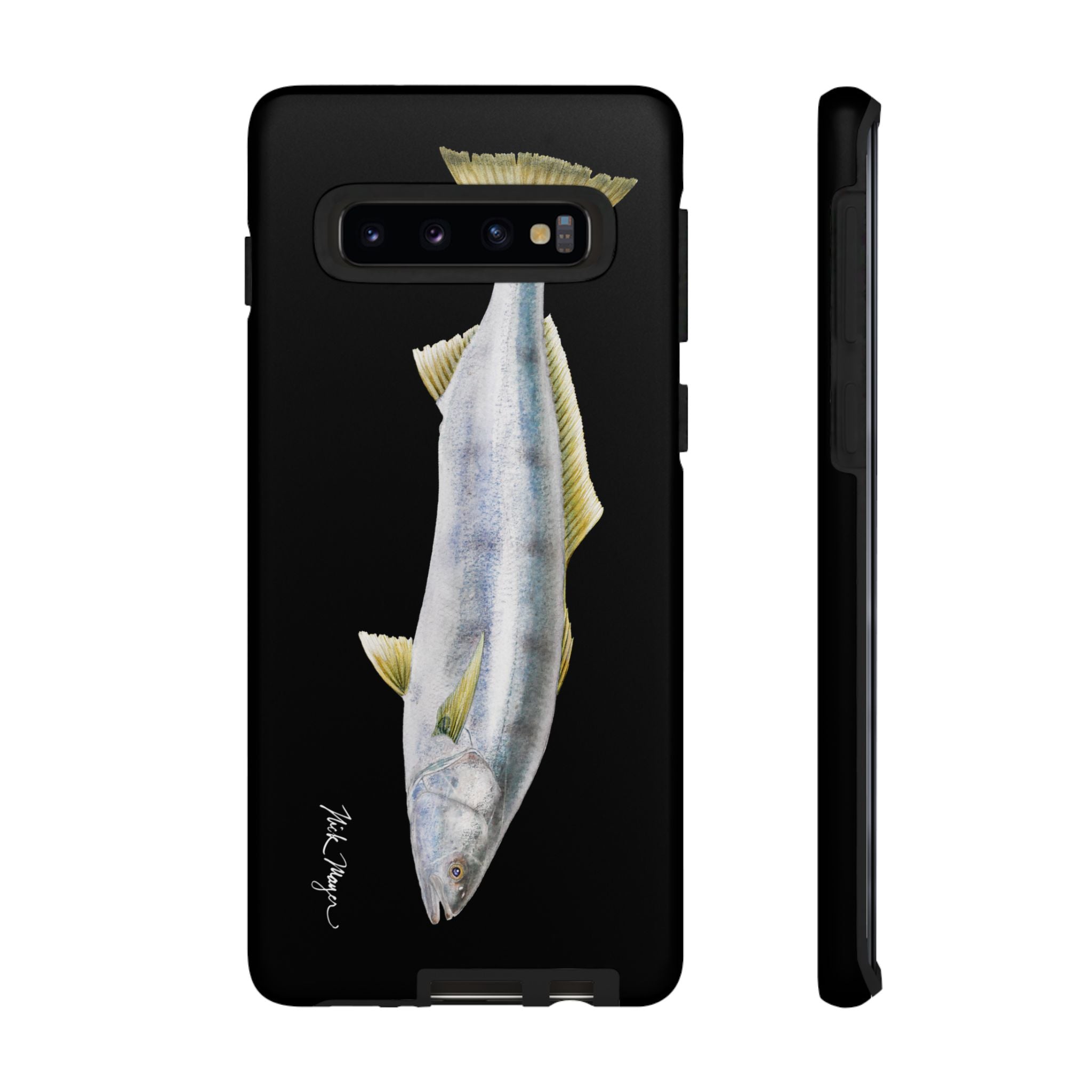 White Sea Bass Phone Case (Samsung) - black