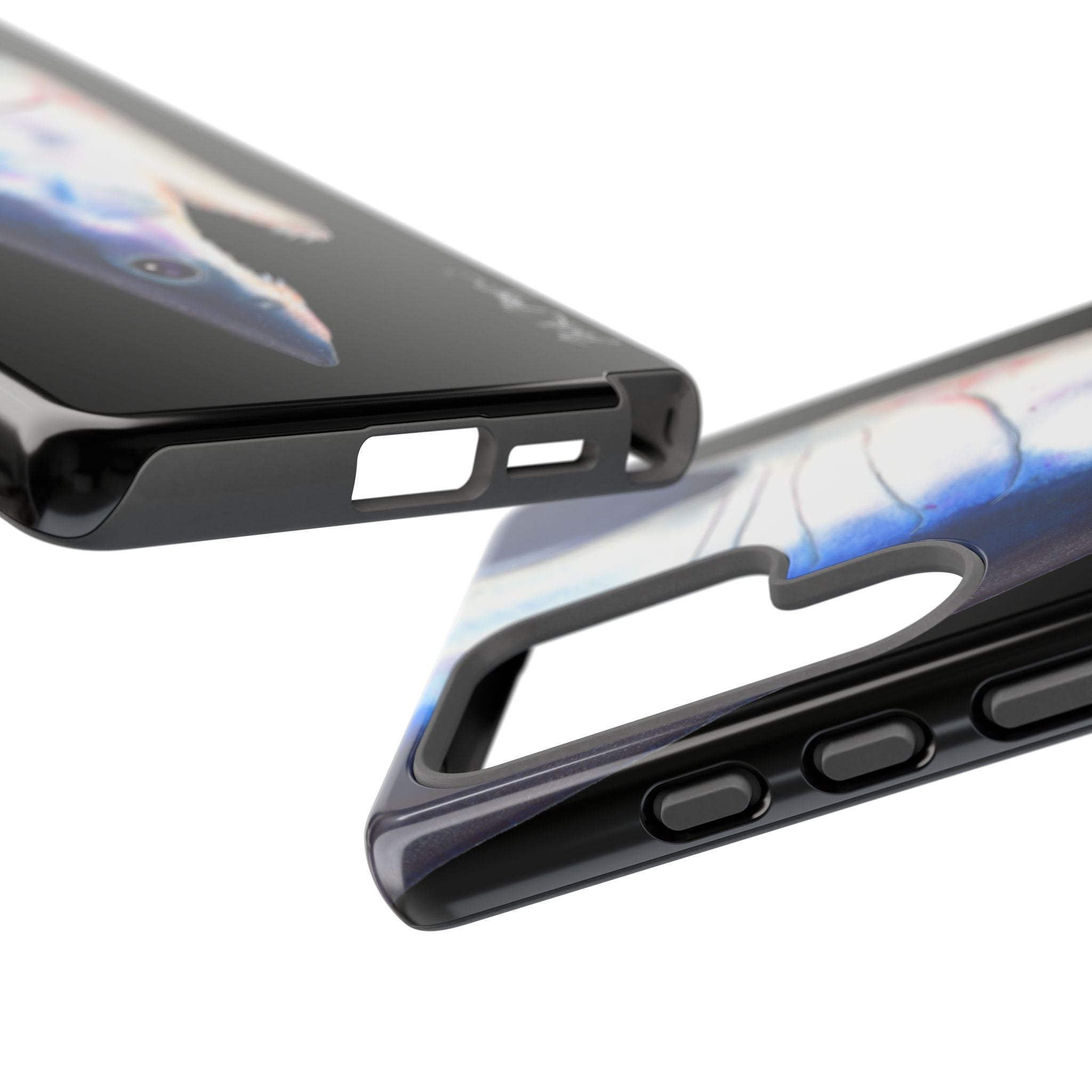 Mako Shark Face Black Phone Case (Samsung) Printify