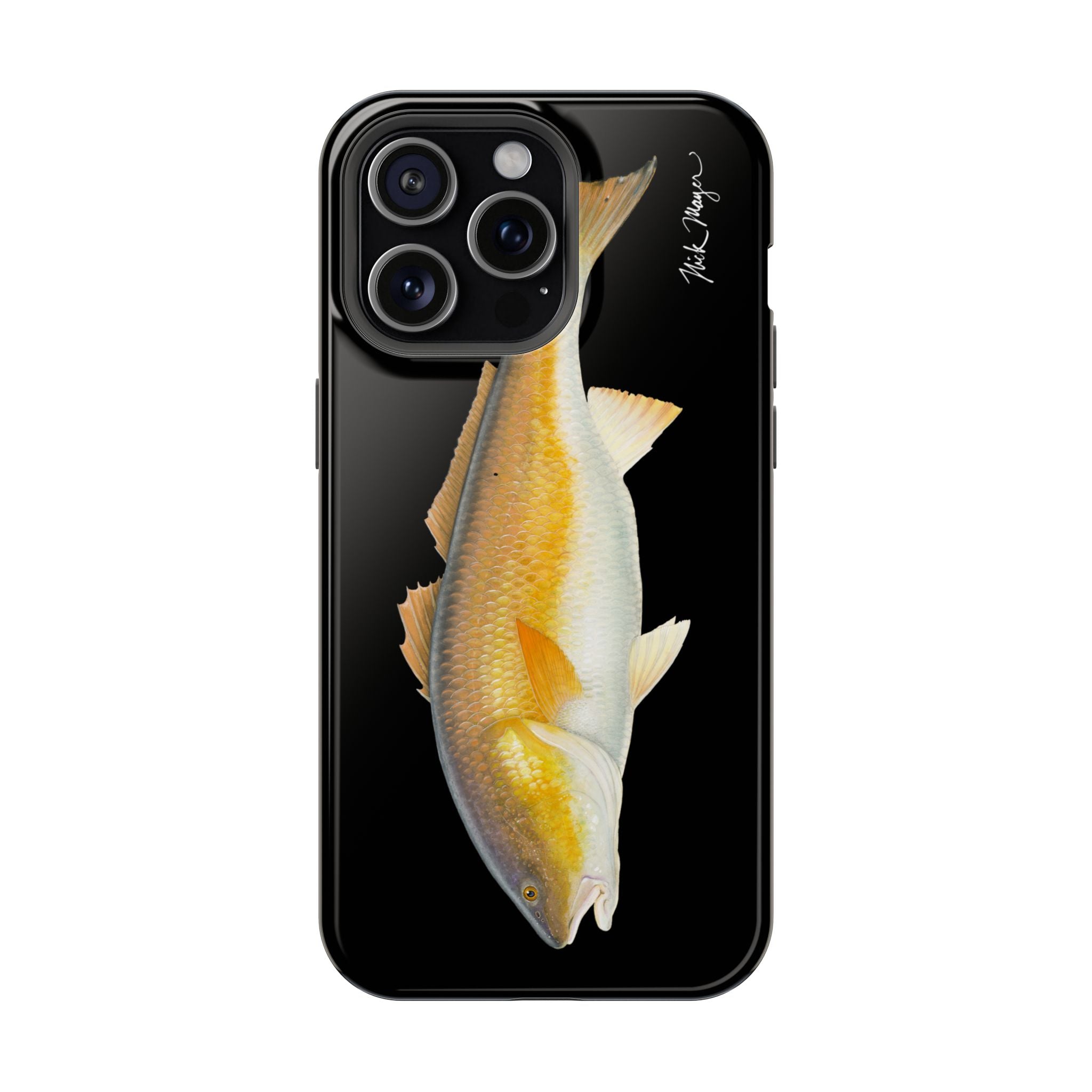 Bull Redfish MagSafe Black iPhone Case
