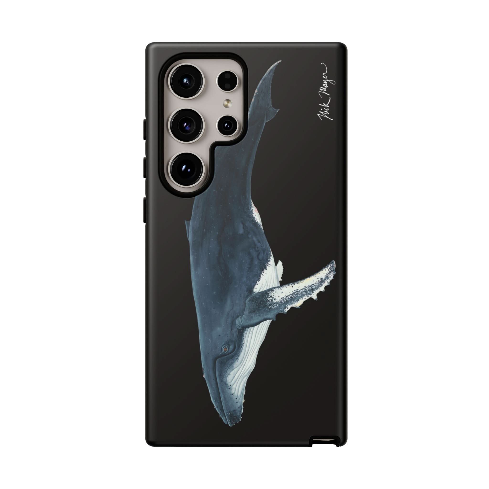 Humpback Black Phone Case (iPhone 16 & Samsung)