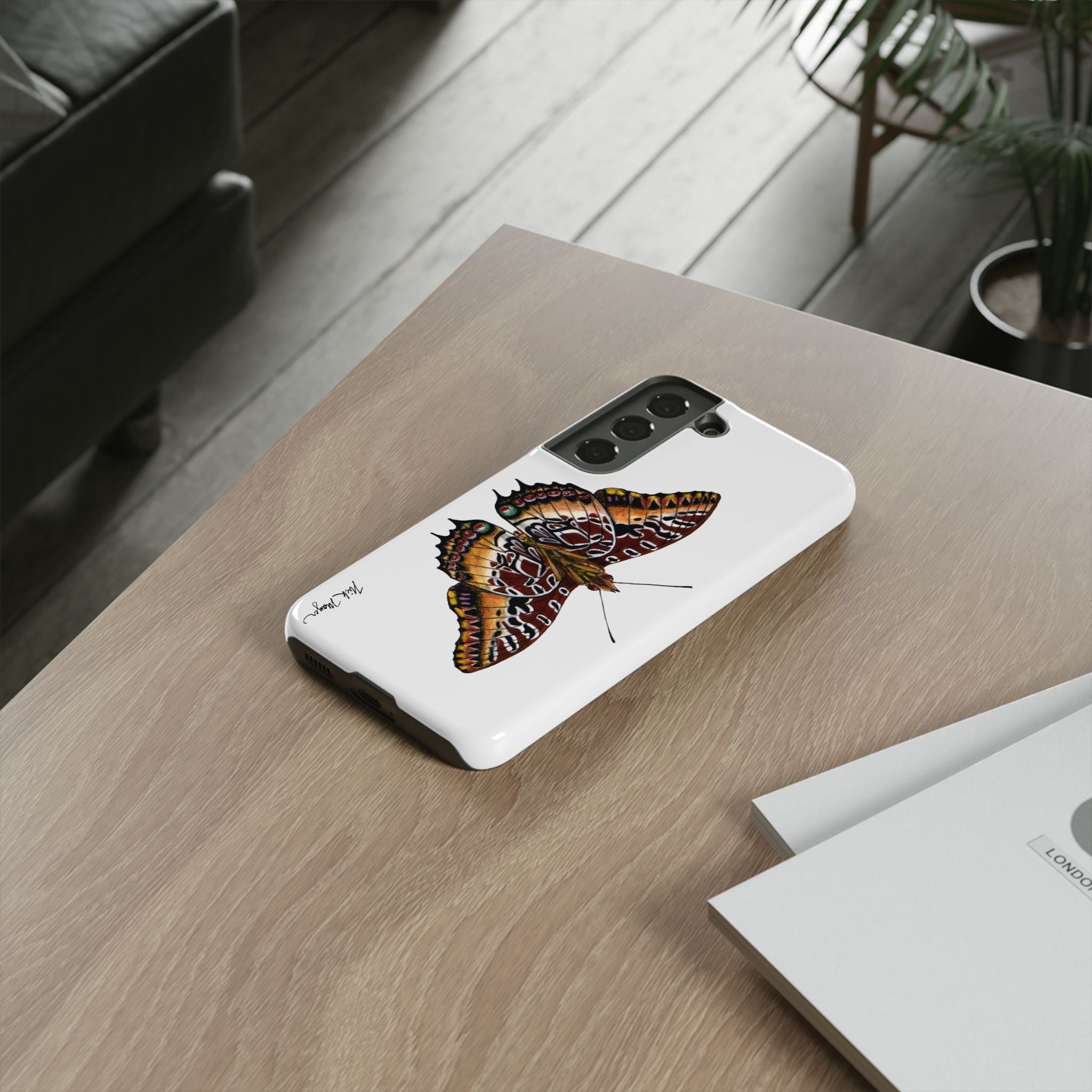 Black Bordered Charaxes Phone Case (Samsung)