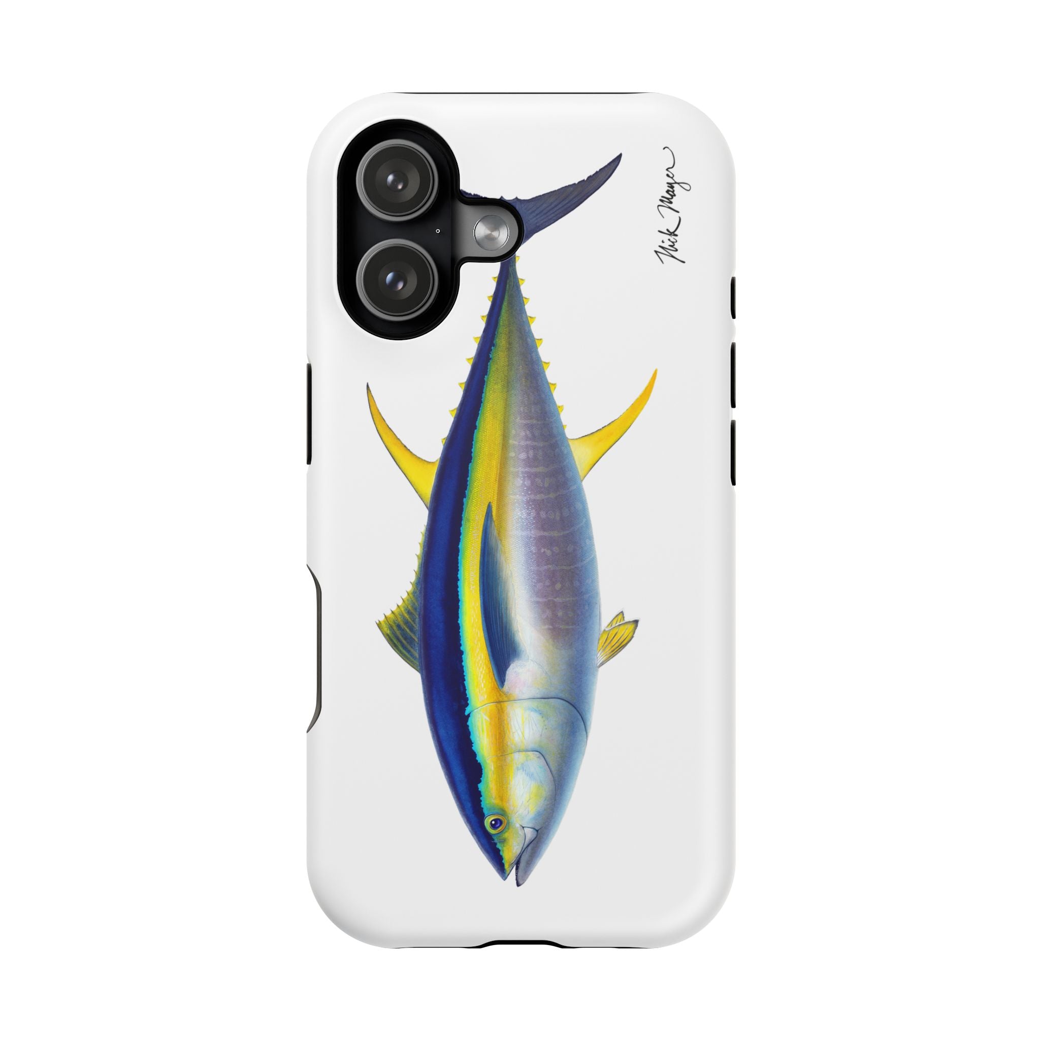 Yellowfin Tuna MagSafe White iPhone Case