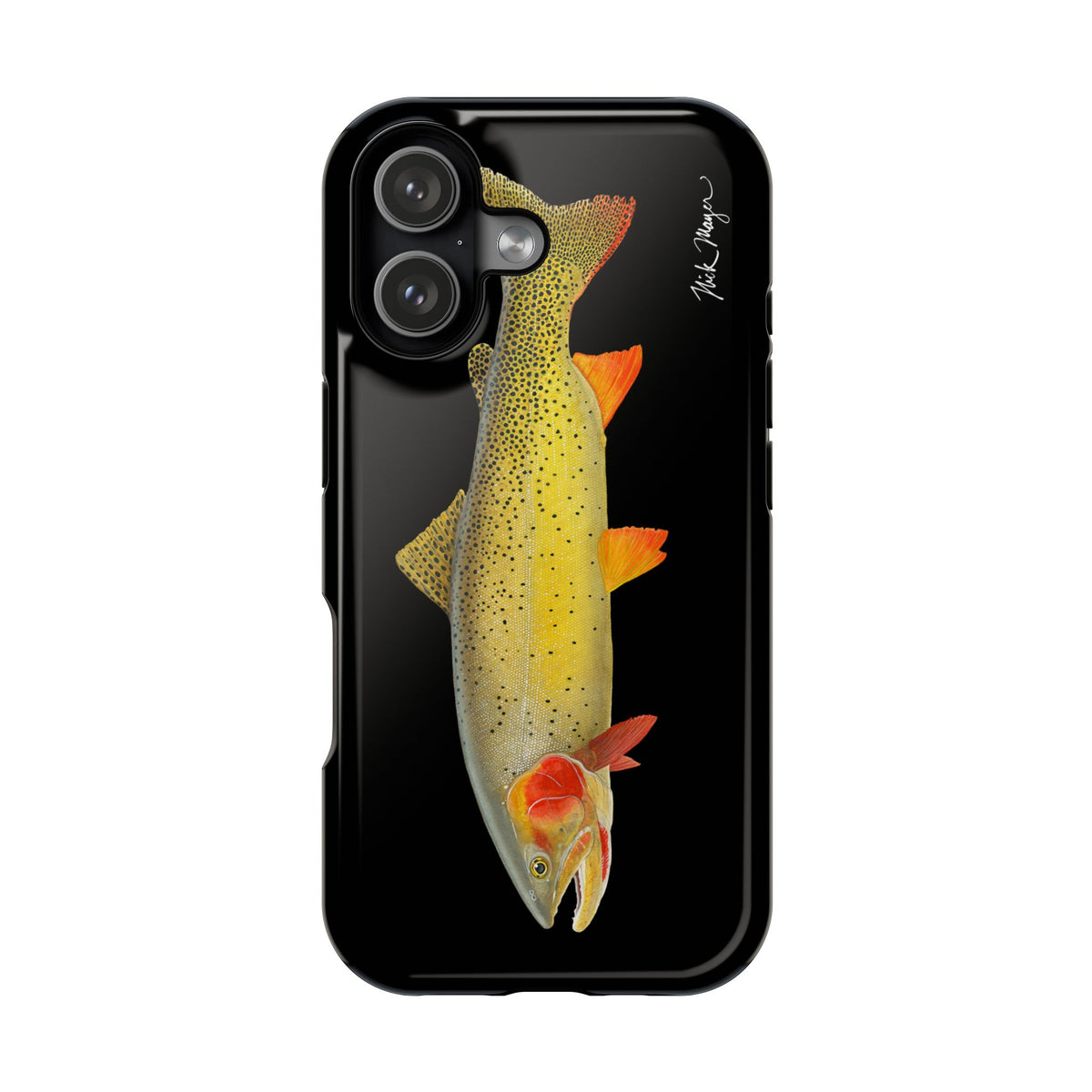 Cutthroat Trout 1 Black MagSafe iPhone Case Printify