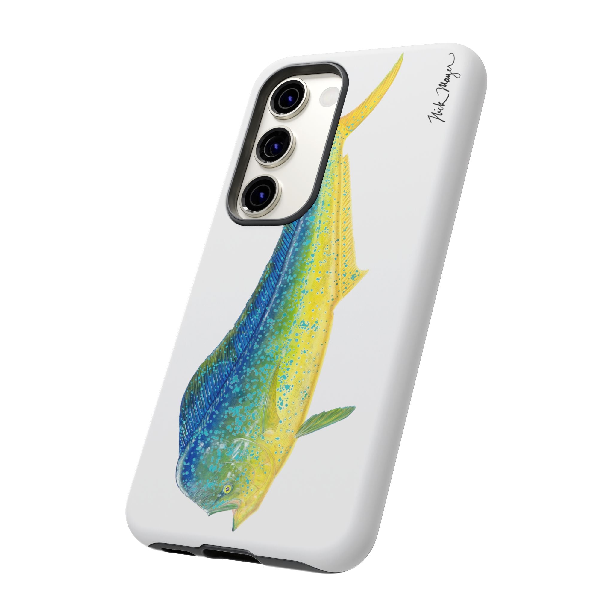 Bull Mahi White Phone Case (Samsung)