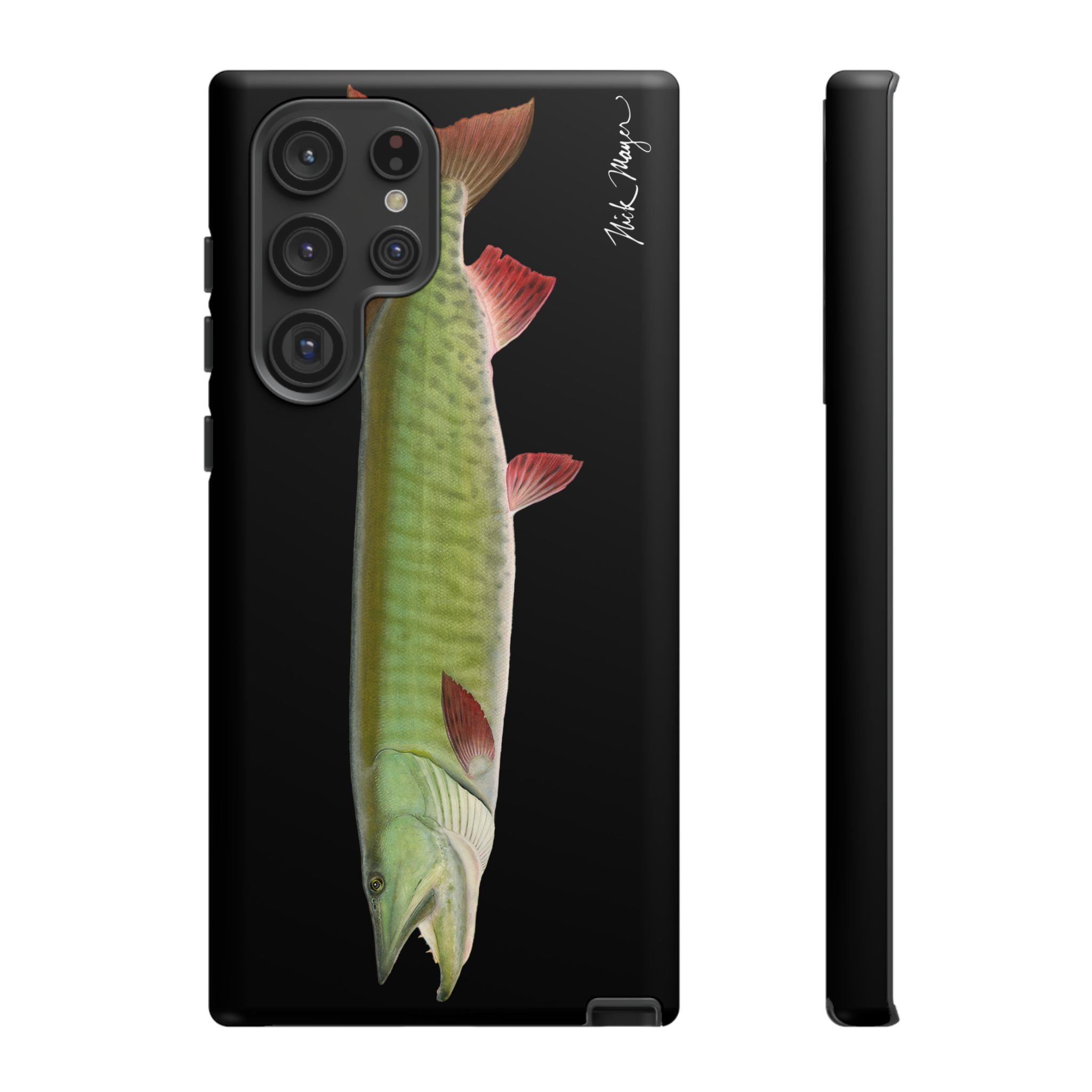 Trophy Muskie Black Phone Case (Samsung)