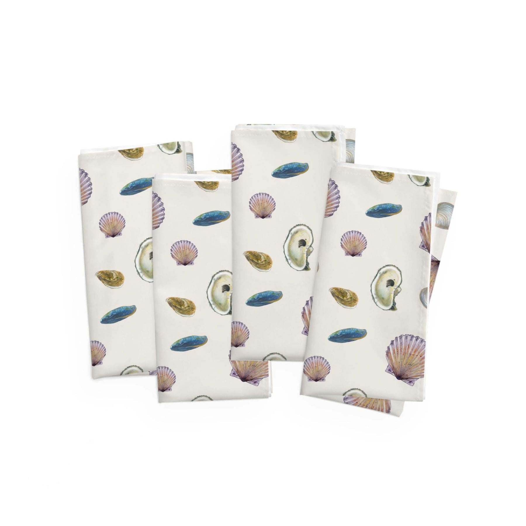 Shells II, 4 Piece Cloth Napkin Set