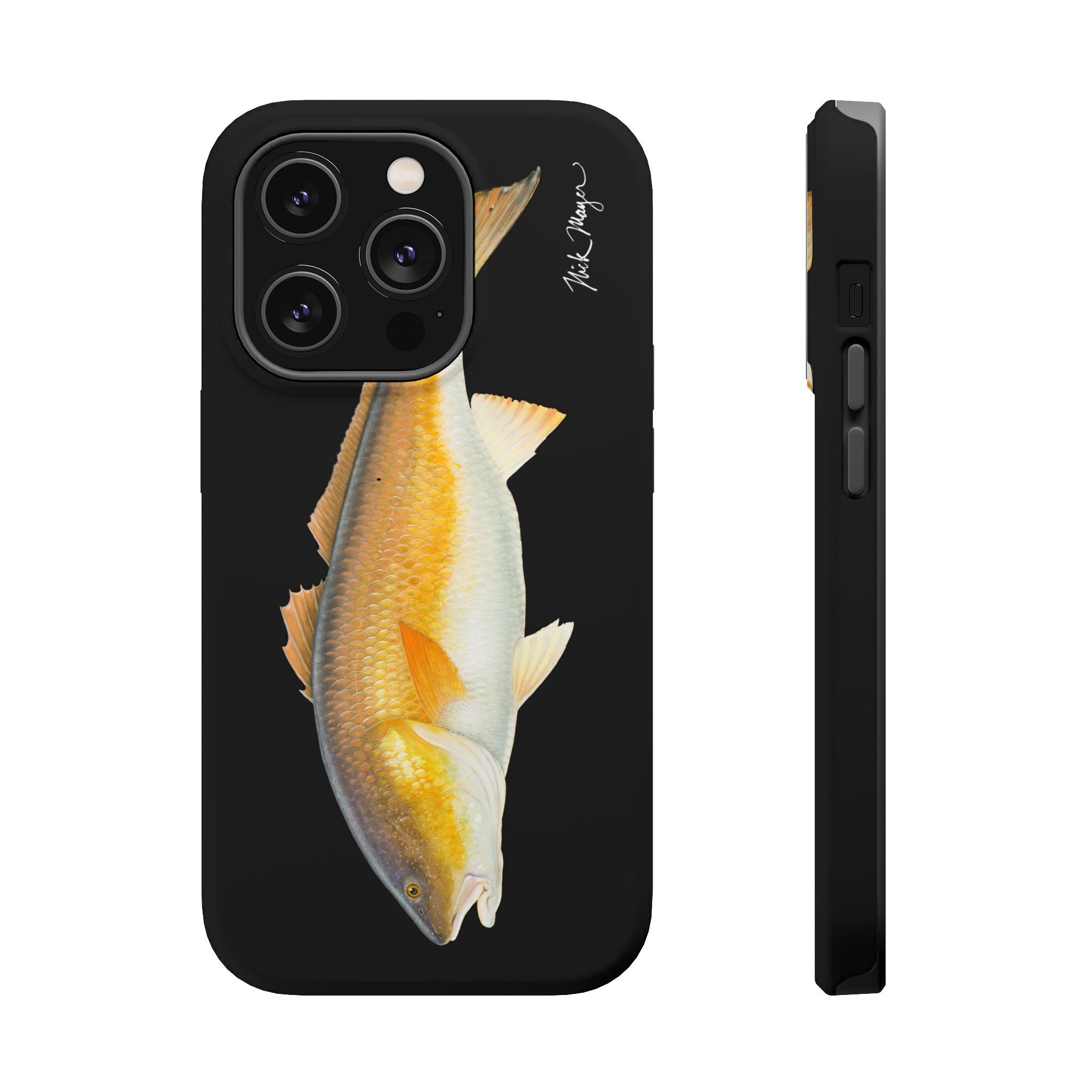 Bull Redfish MagSafe Black iPhone Case