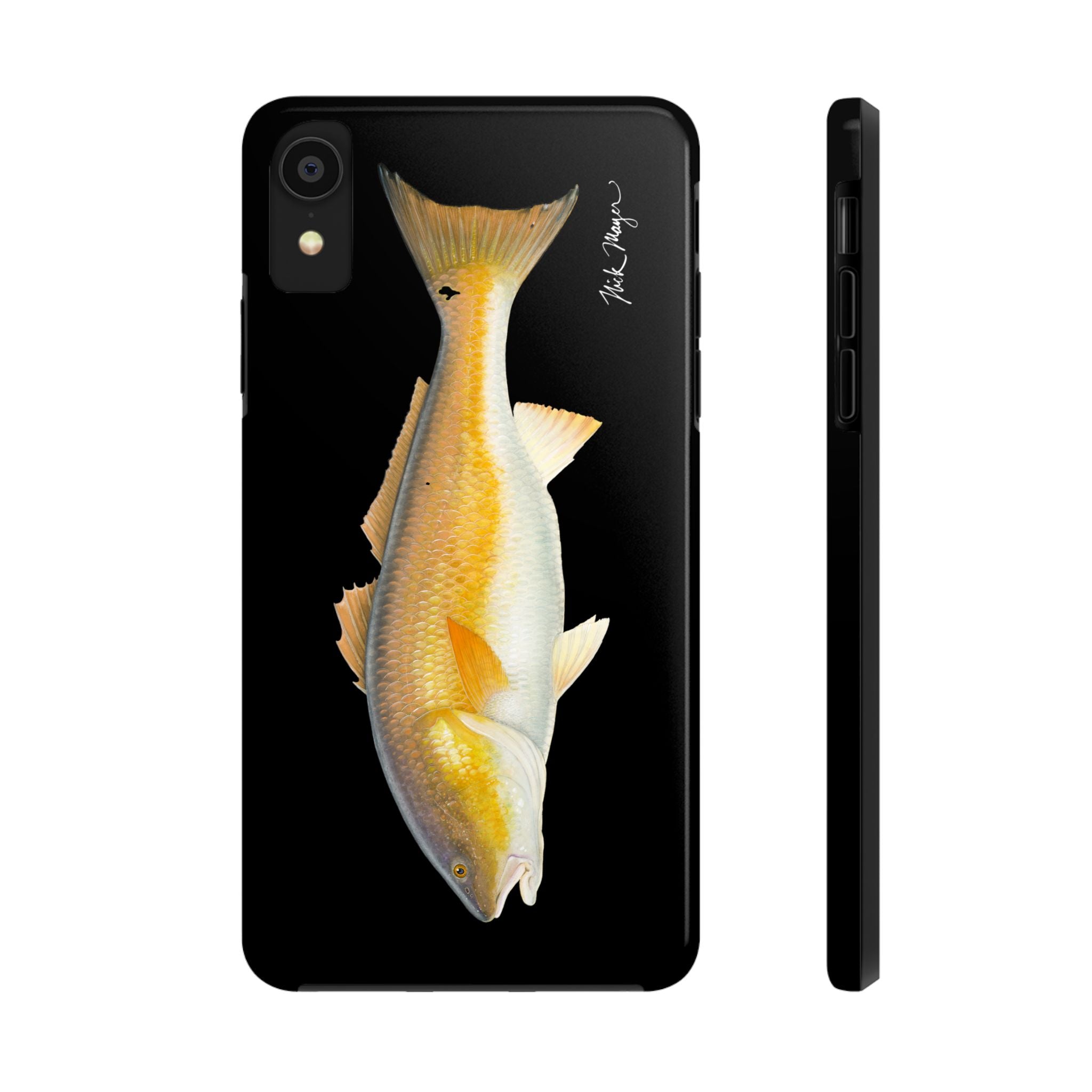Bull Redfish Black Phone Case (iPhone)