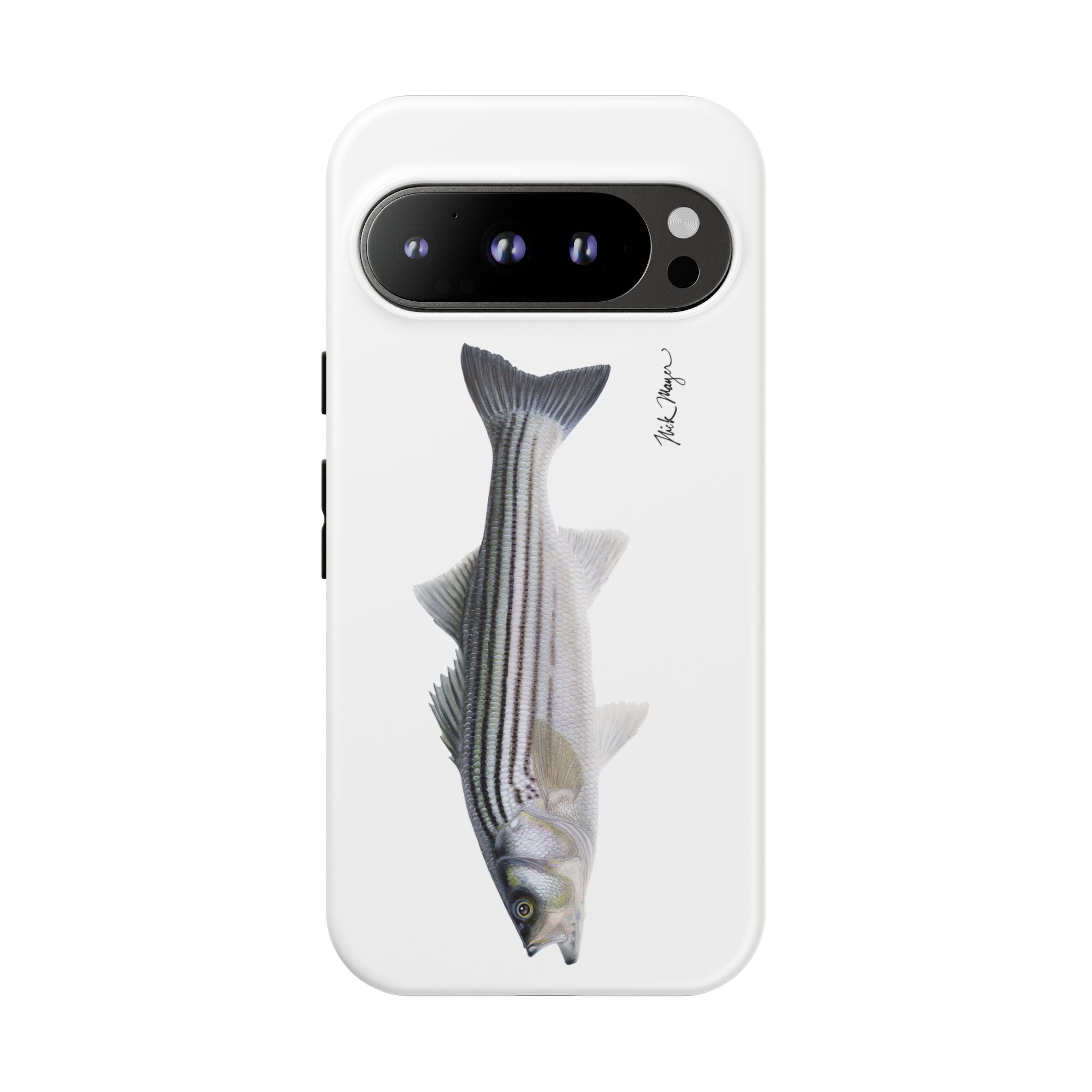 Schoolie Striper White Phone Case (Samsung) Printify
