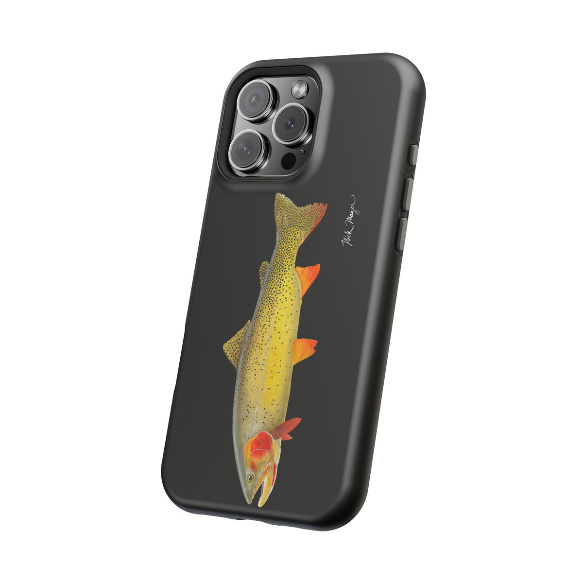 Cutthroat Trout 1 Black MagSafe iPhone Case Printify