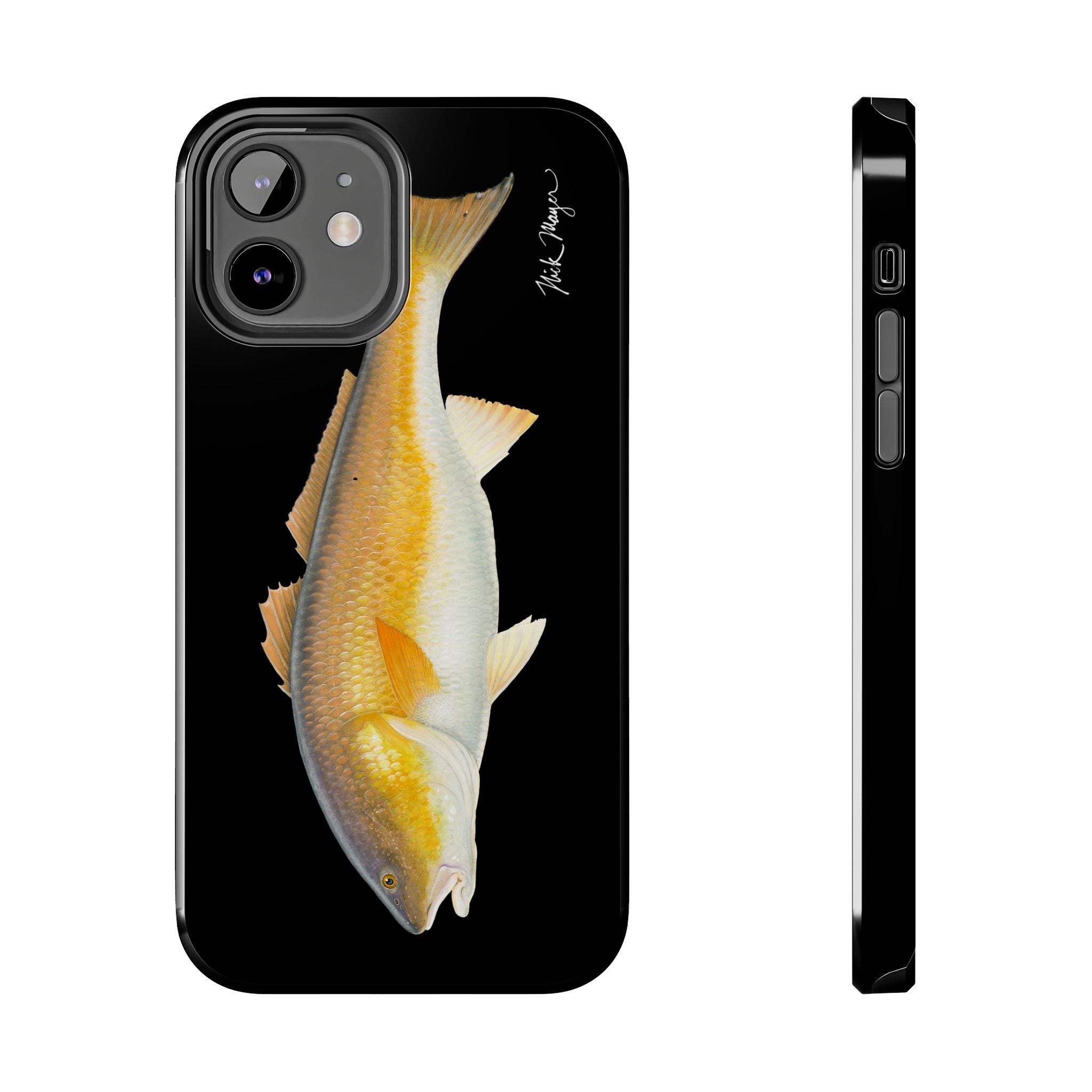 Bull Redfish Black Phone Case (iPhone)