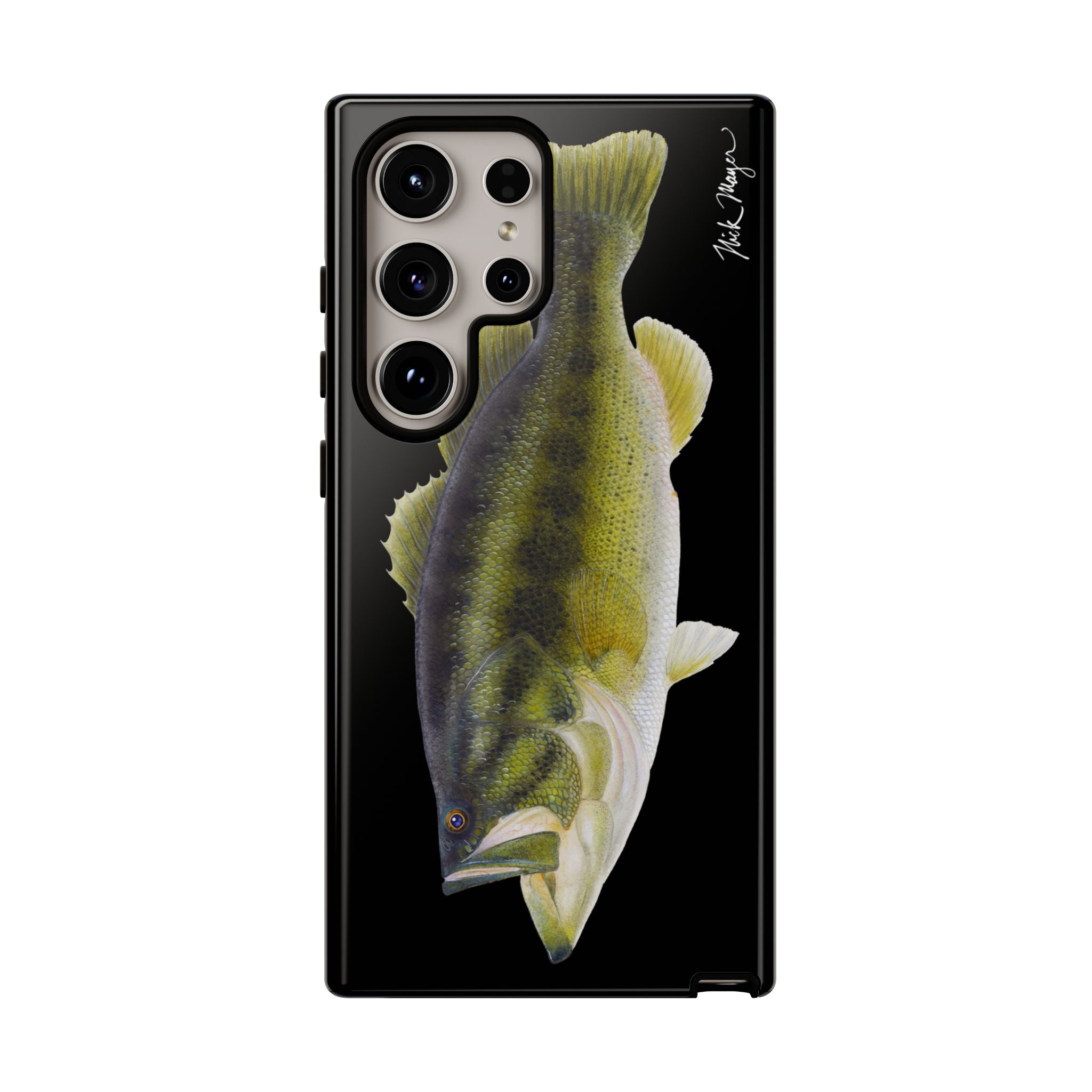 Largemouth Bass Black Phone Case (Samsung)