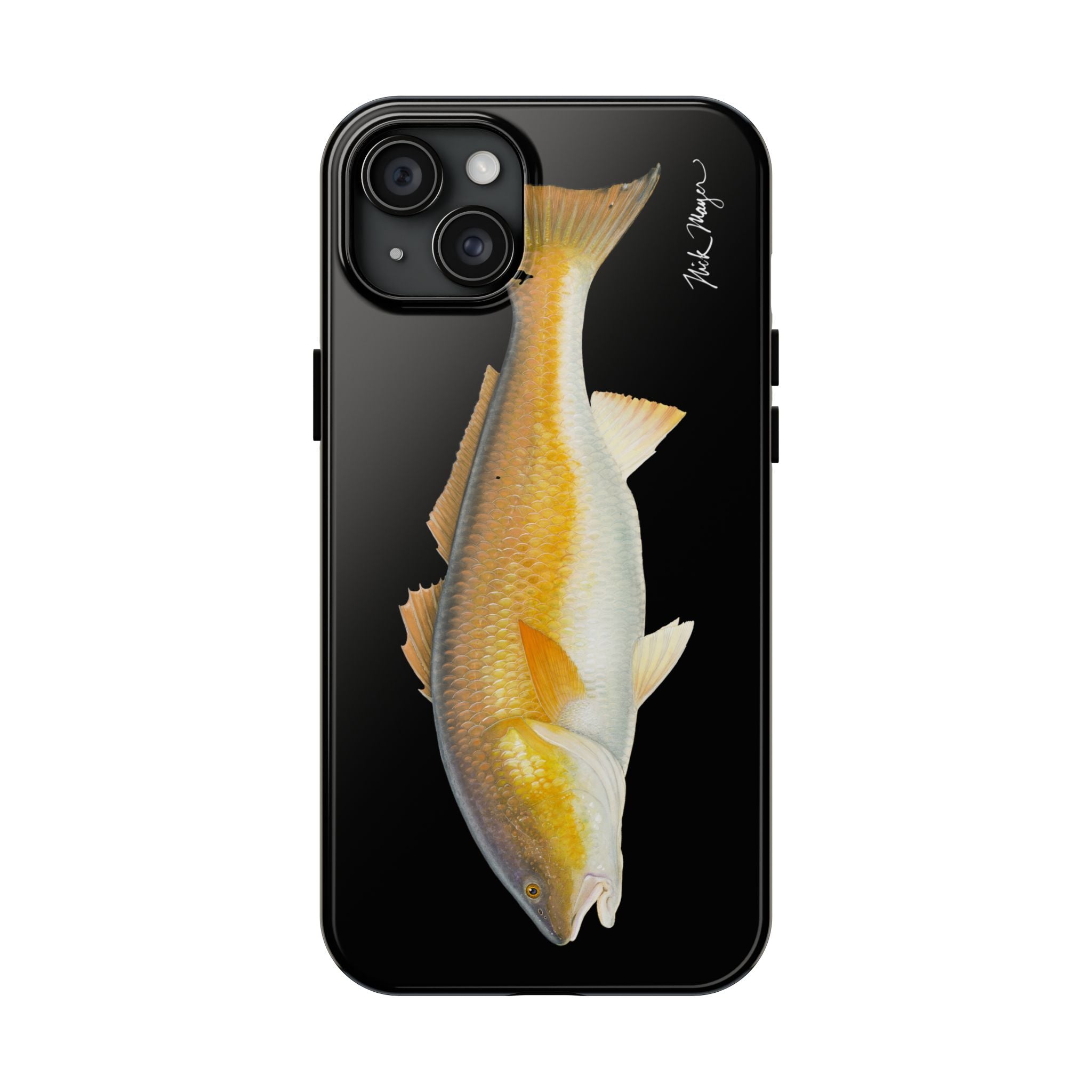 Bull Redfish Black Phone Case (iPhone)