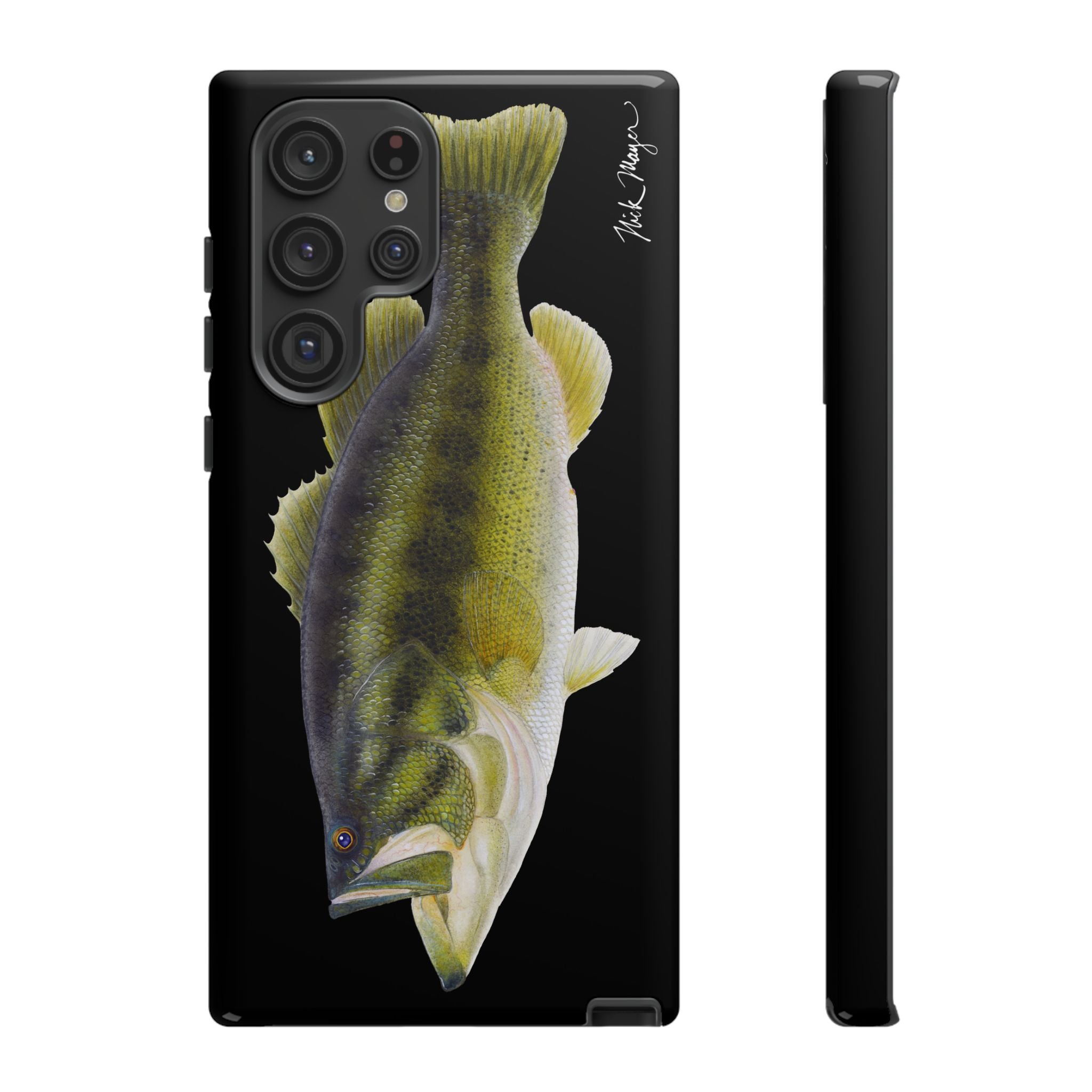 Largemouth Bass Black Phone Case (Samsung)