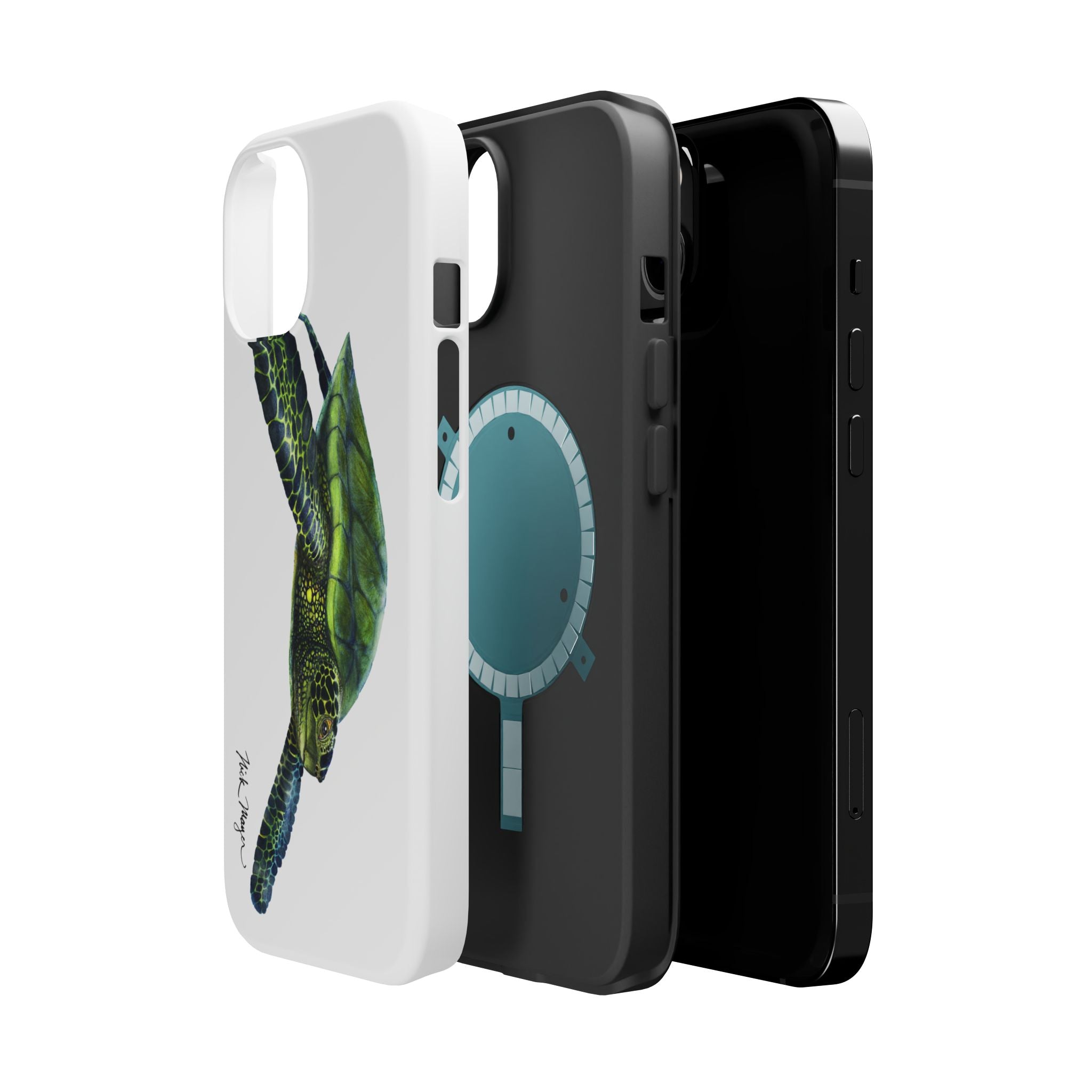 Green Sea Turtle MagSafe iPhone Case