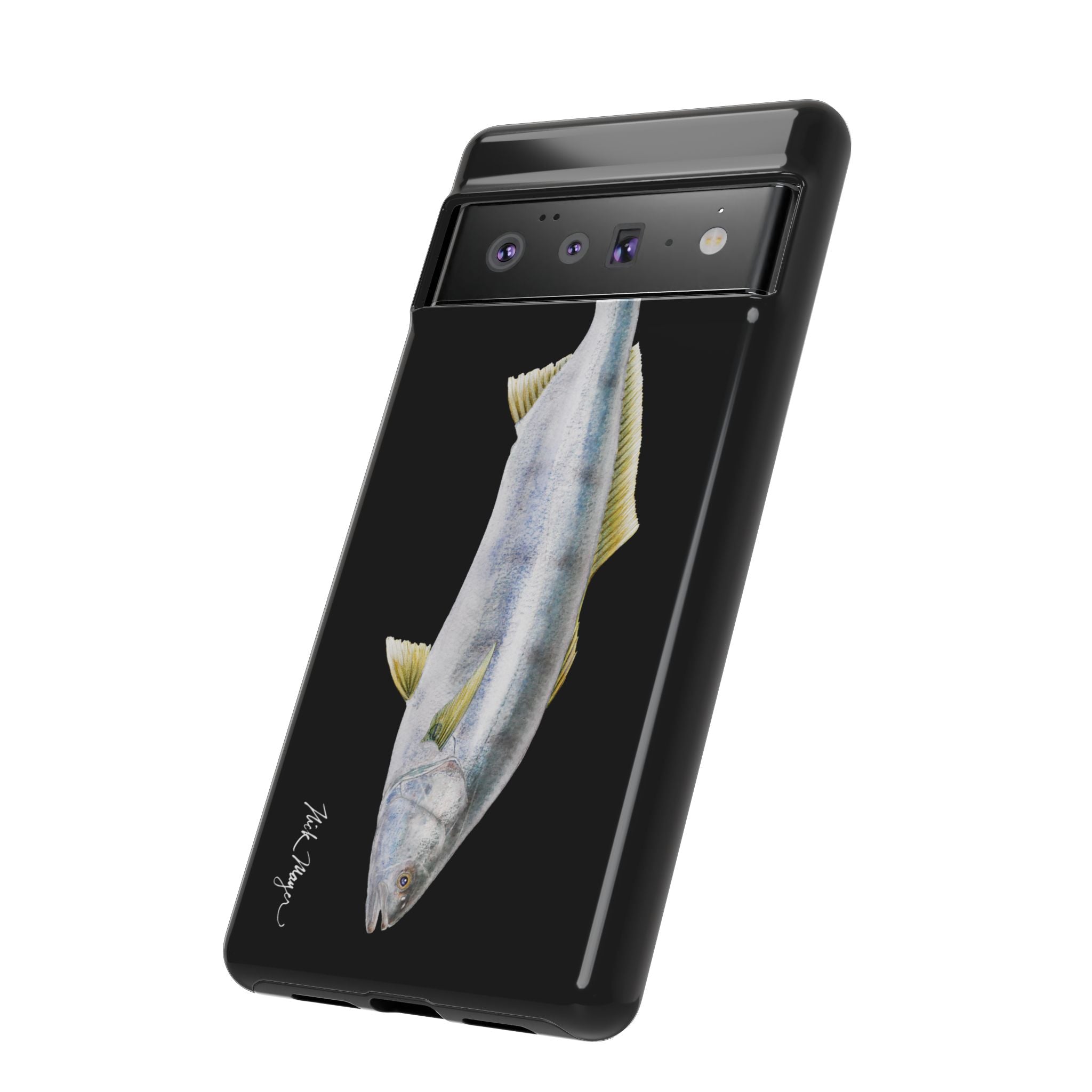 White Sea Bass Phone Case (Samsung) - black