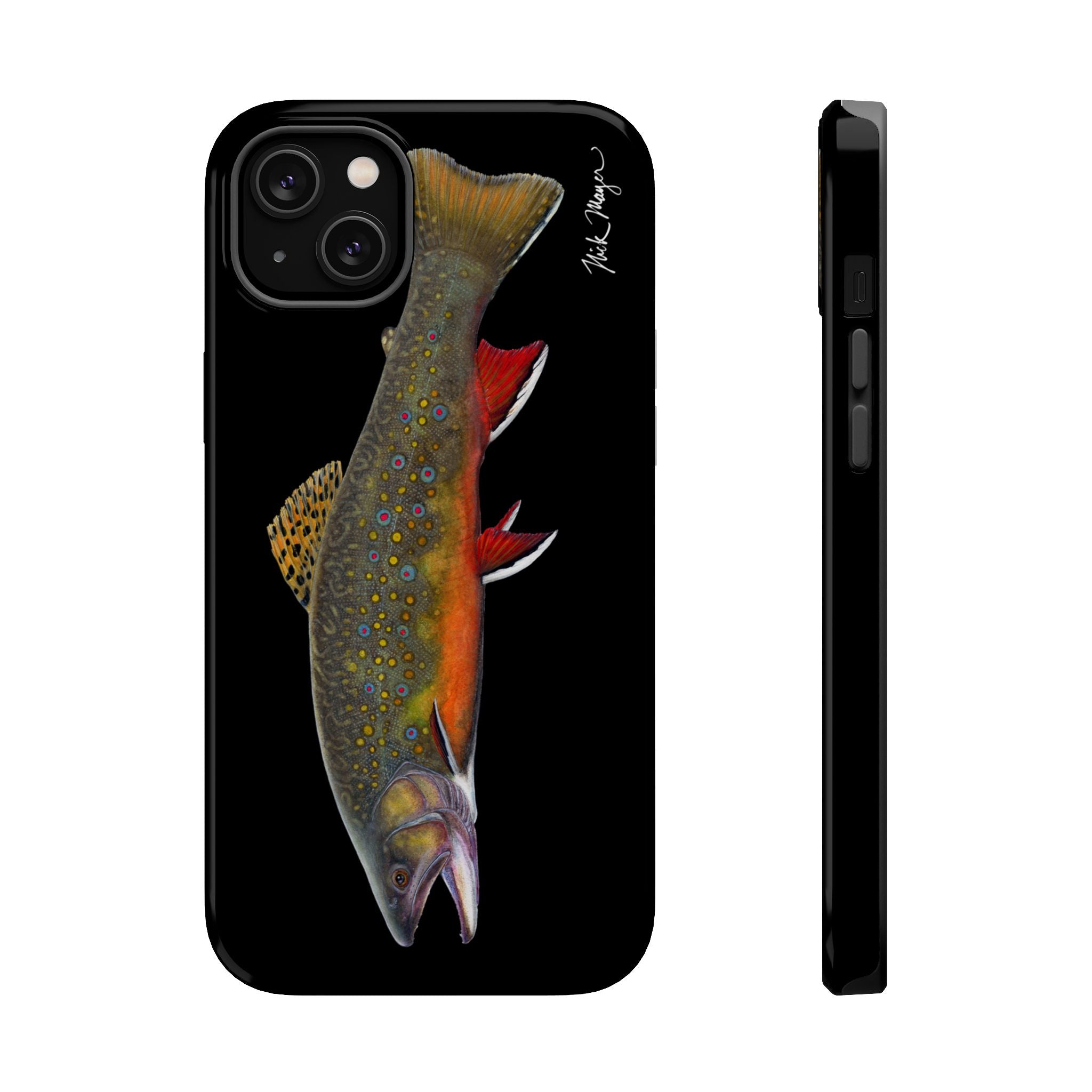 Brook Trout MagSafe Black iPhone Case
