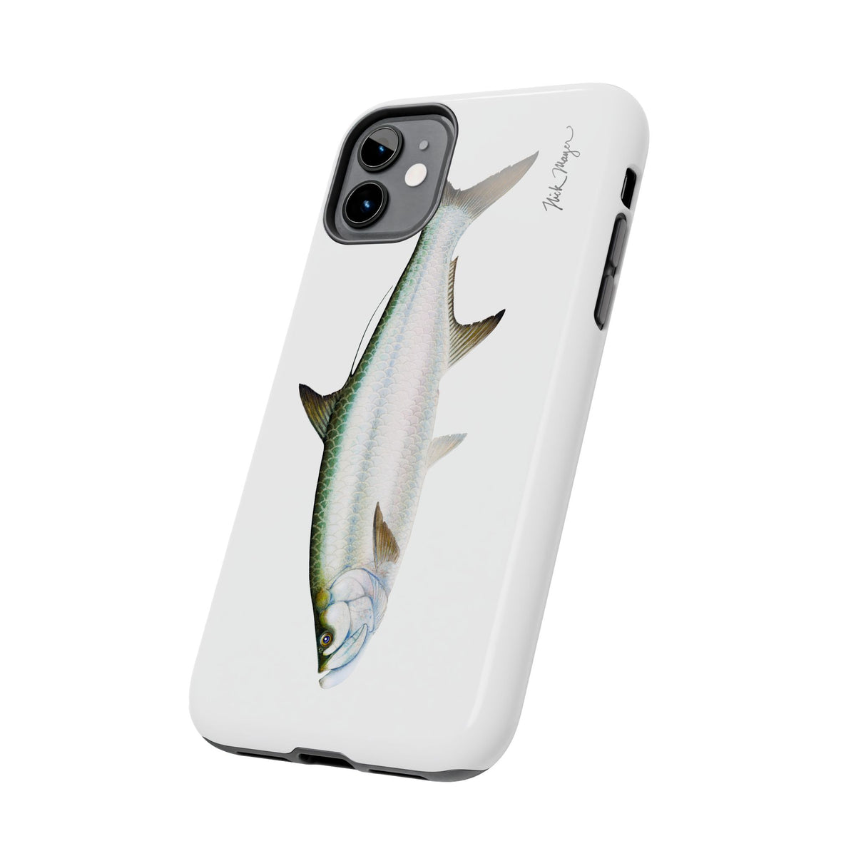 Tarpon White Phone Case (iPhone) Printify