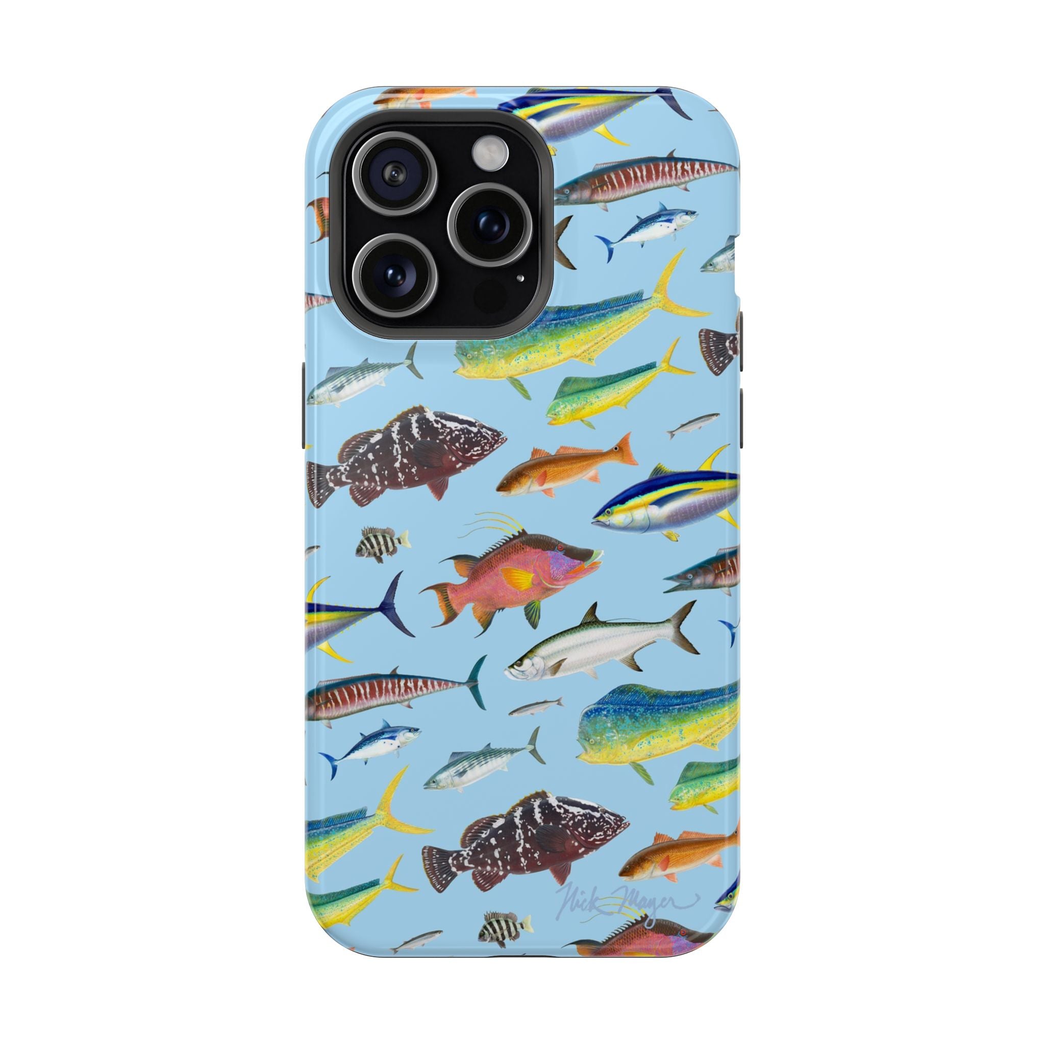 Southern Offshore Fish Blue MagSafe iPhone Case