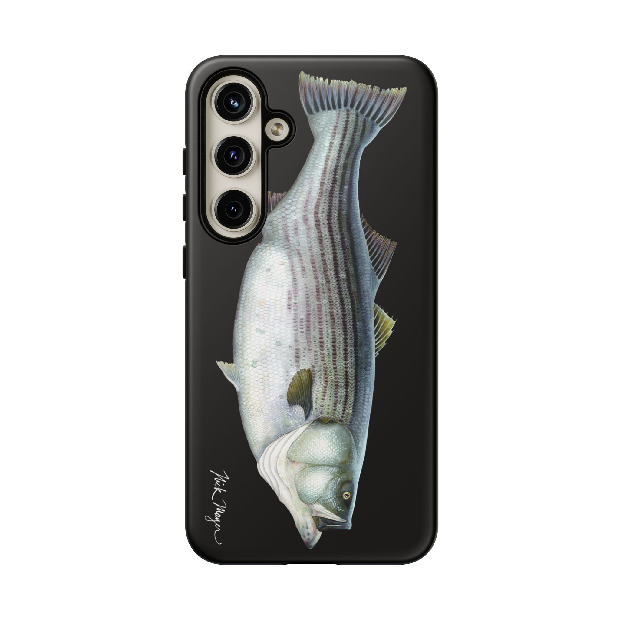 Cow Striper Phone Case (Samsung) - black
