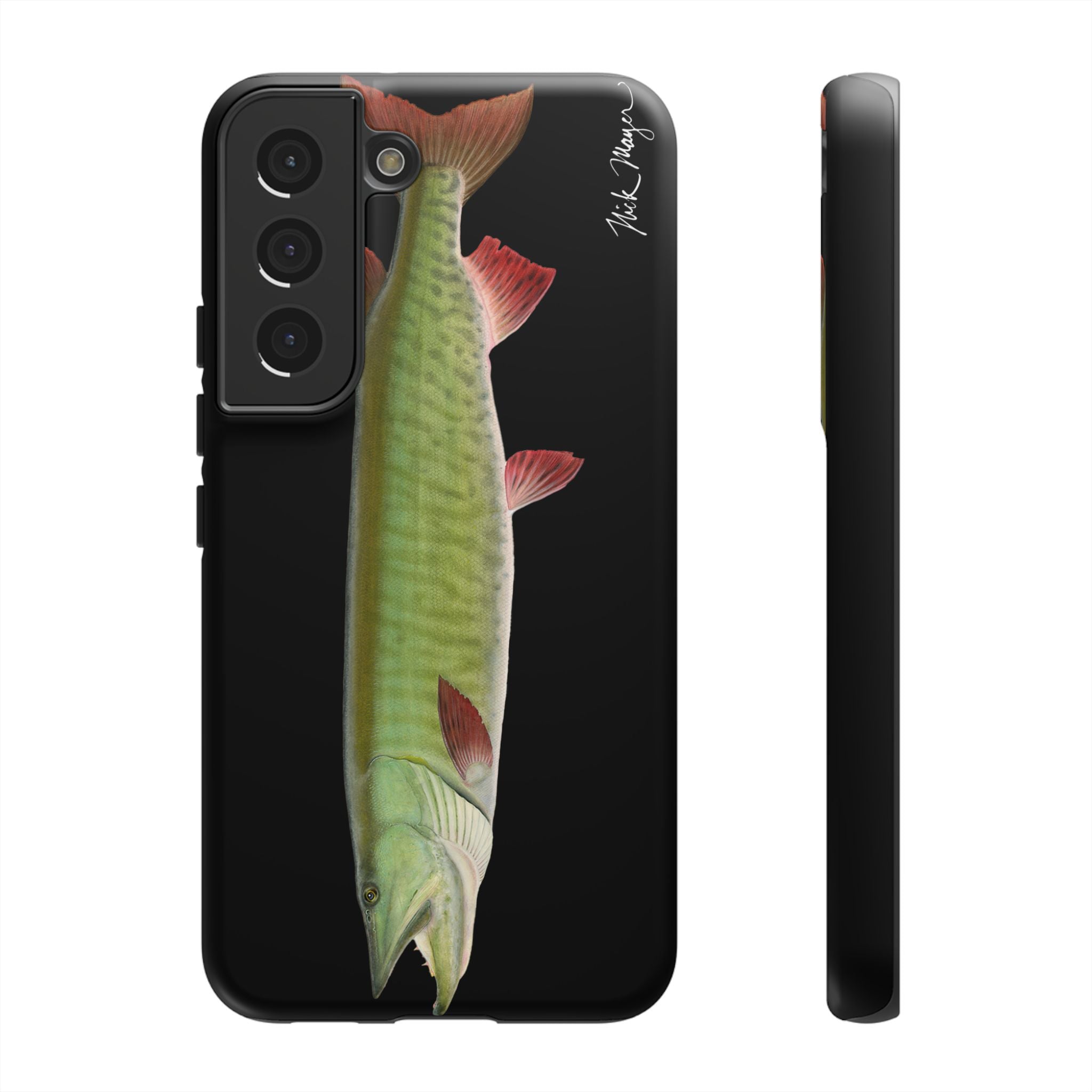 Trophy Muskie Black Phone Case (Samsung)