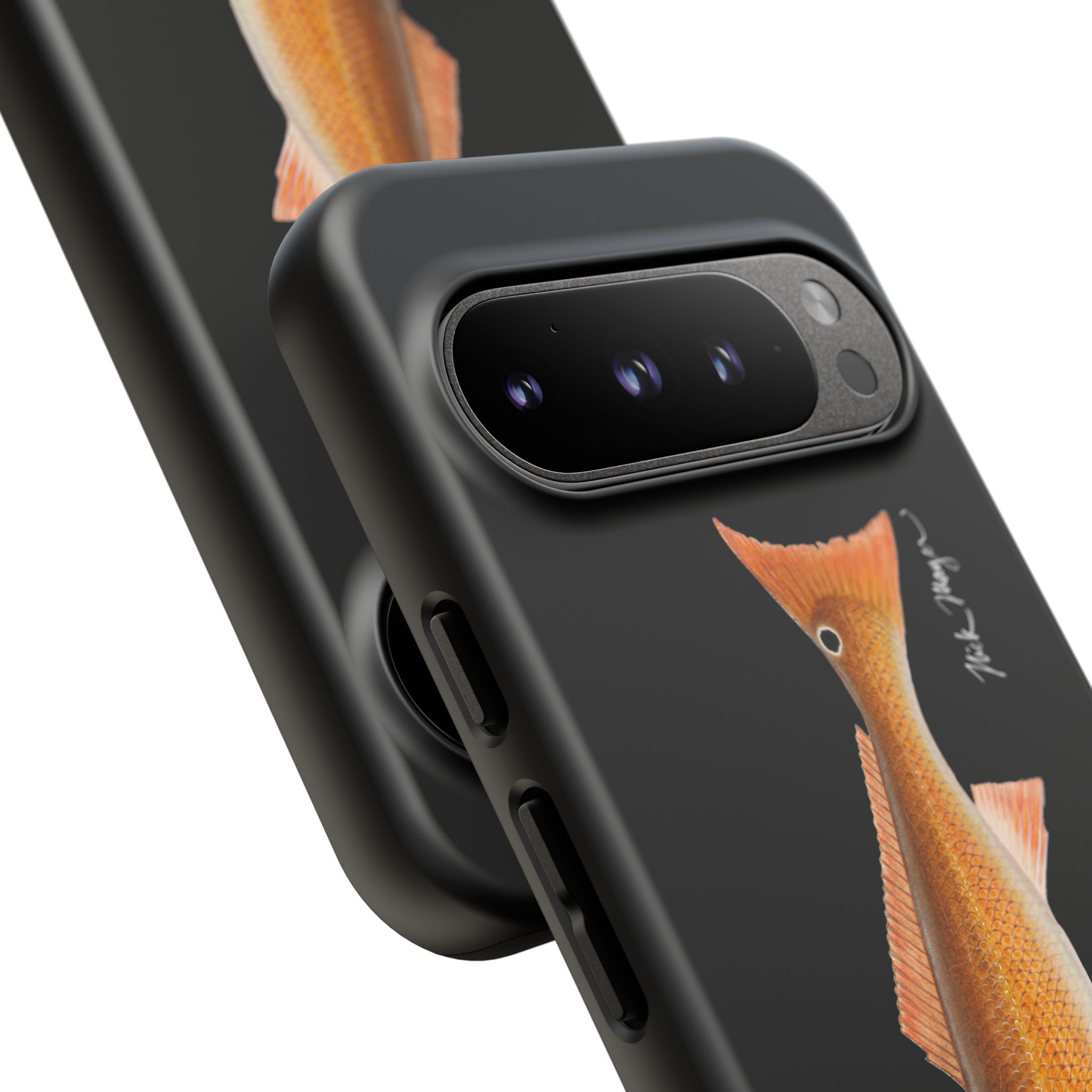 Redfish Black Phone Case (Samsung) Printify