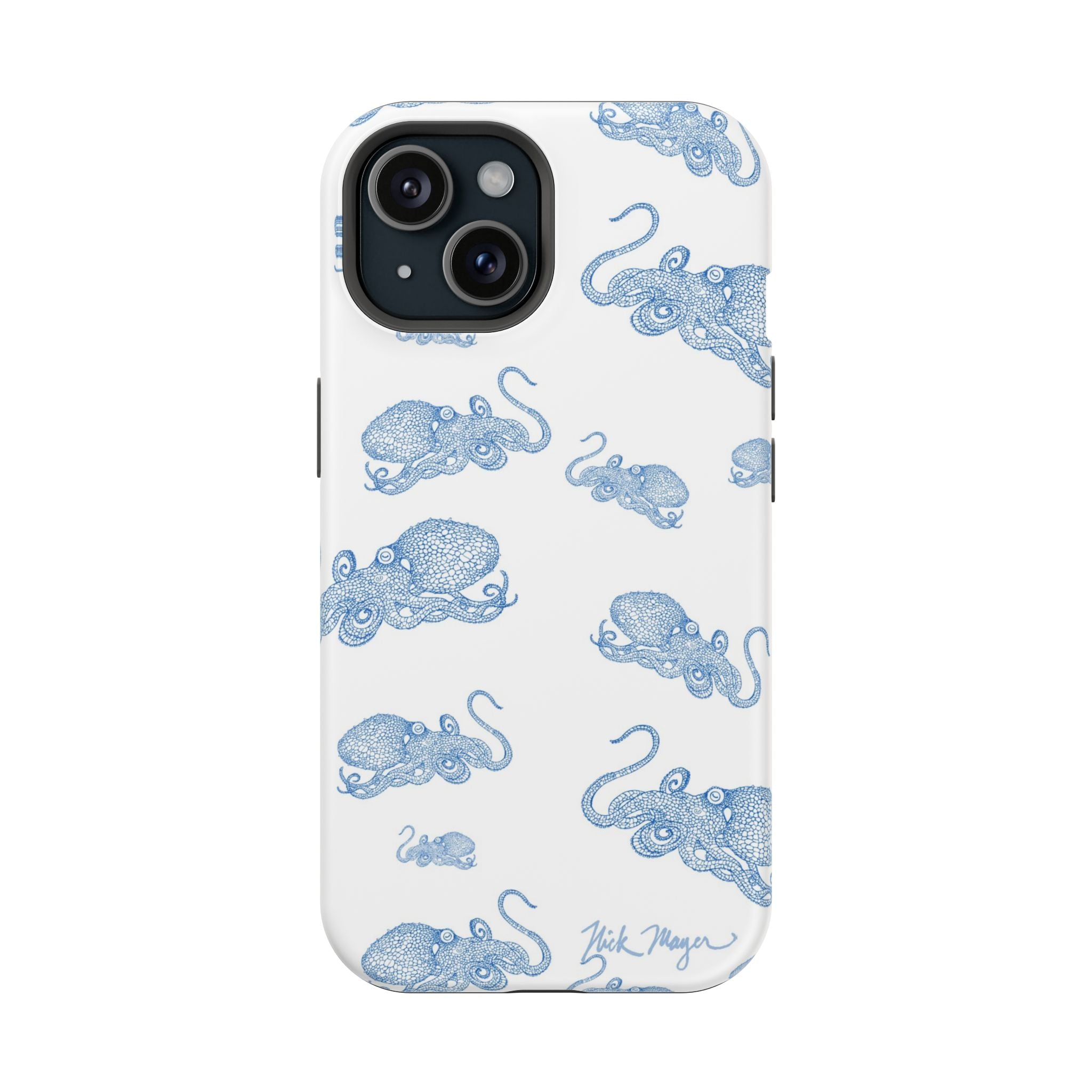 Blue Octopus 2 MagSafe iPhone Case