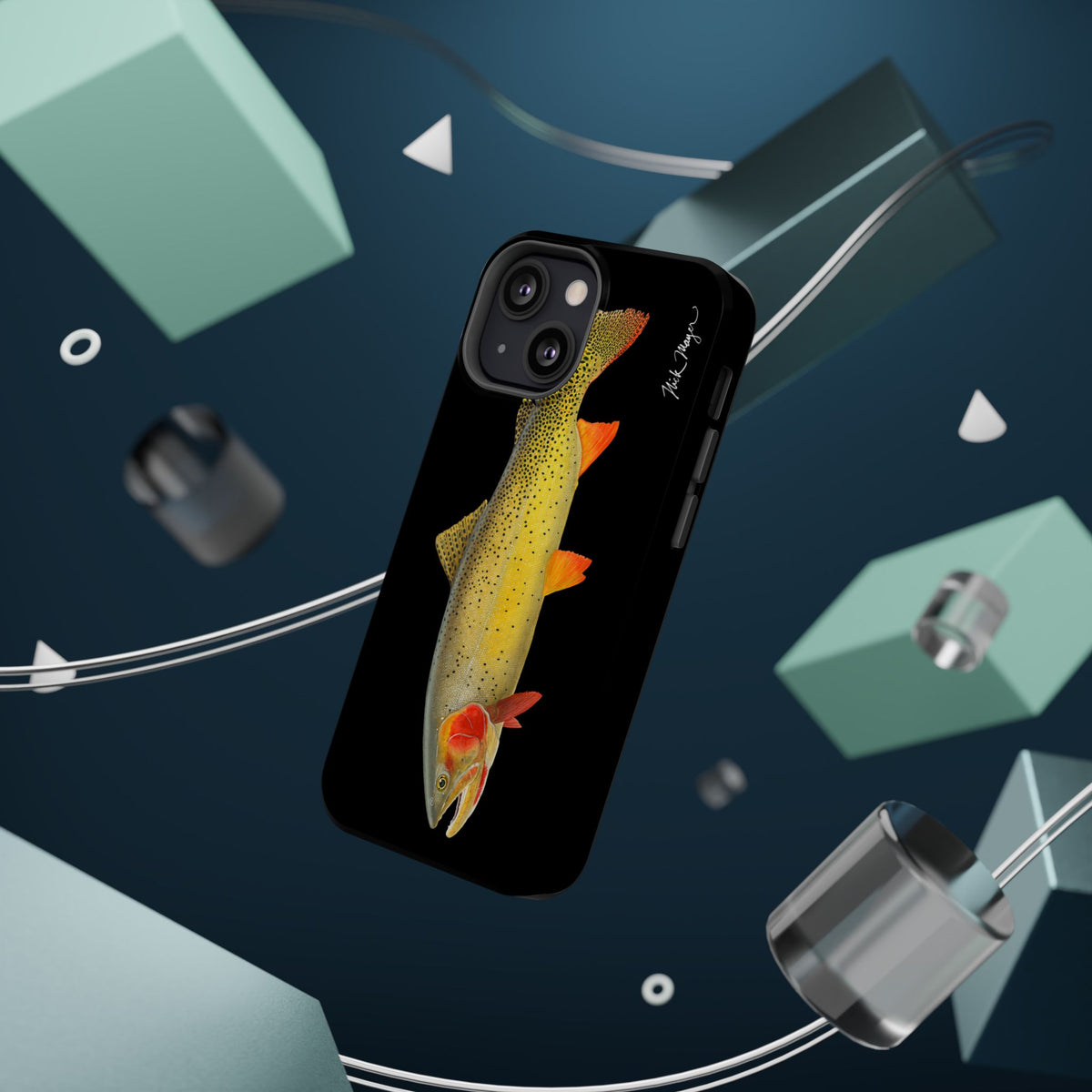 Cutthroat Trout 1 Black MagSafe iPhone Case Printify