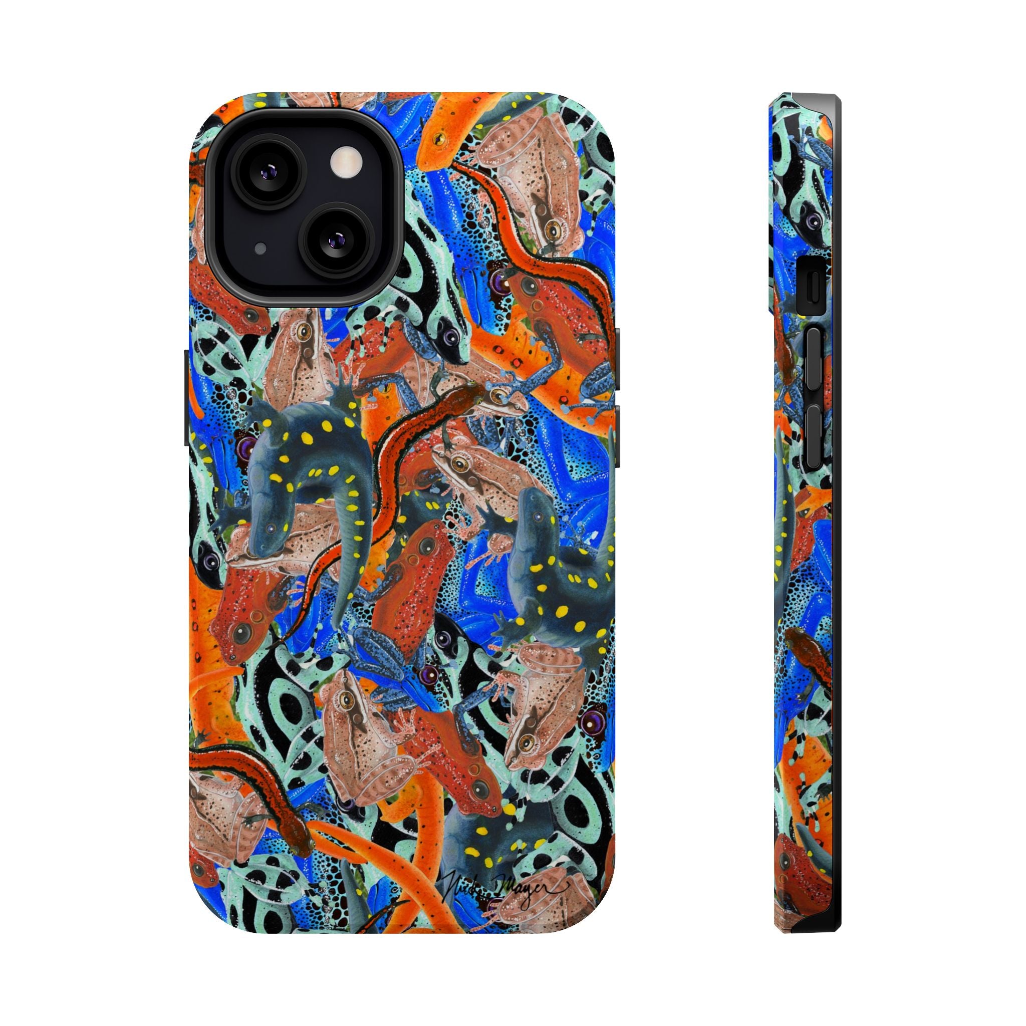 Frogs and Salamanders MagSafe iPhone Case
