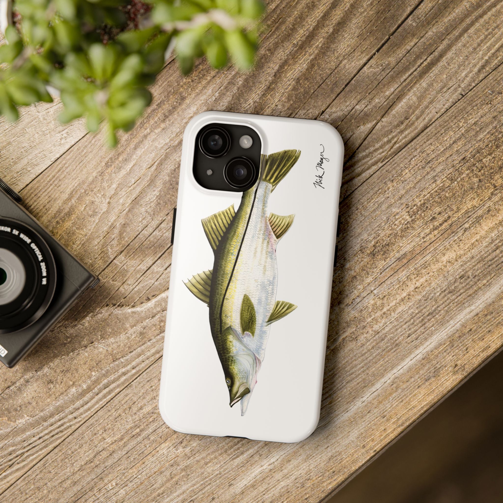 Snook White Phone Case (iPhone)