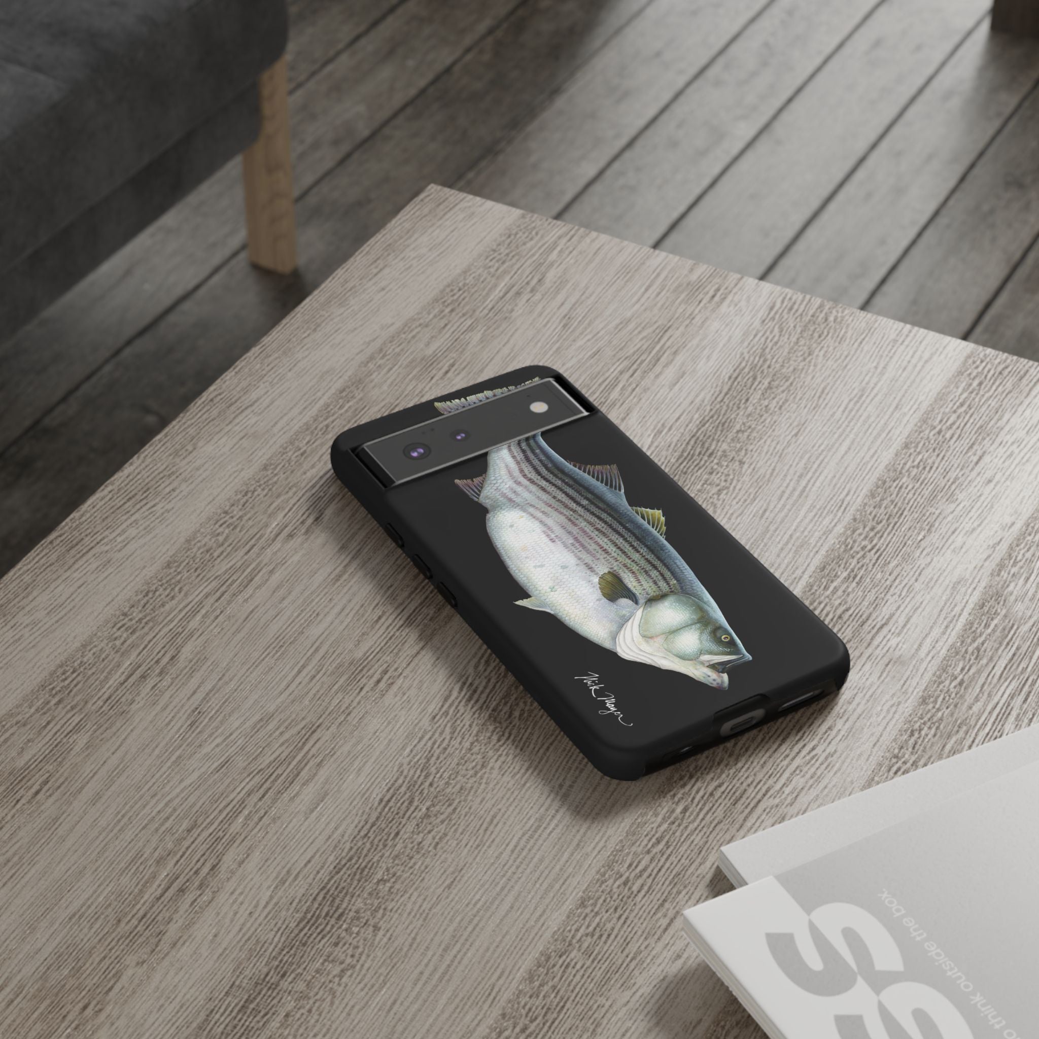 Cow Striper Phone Case (Samsung) - black