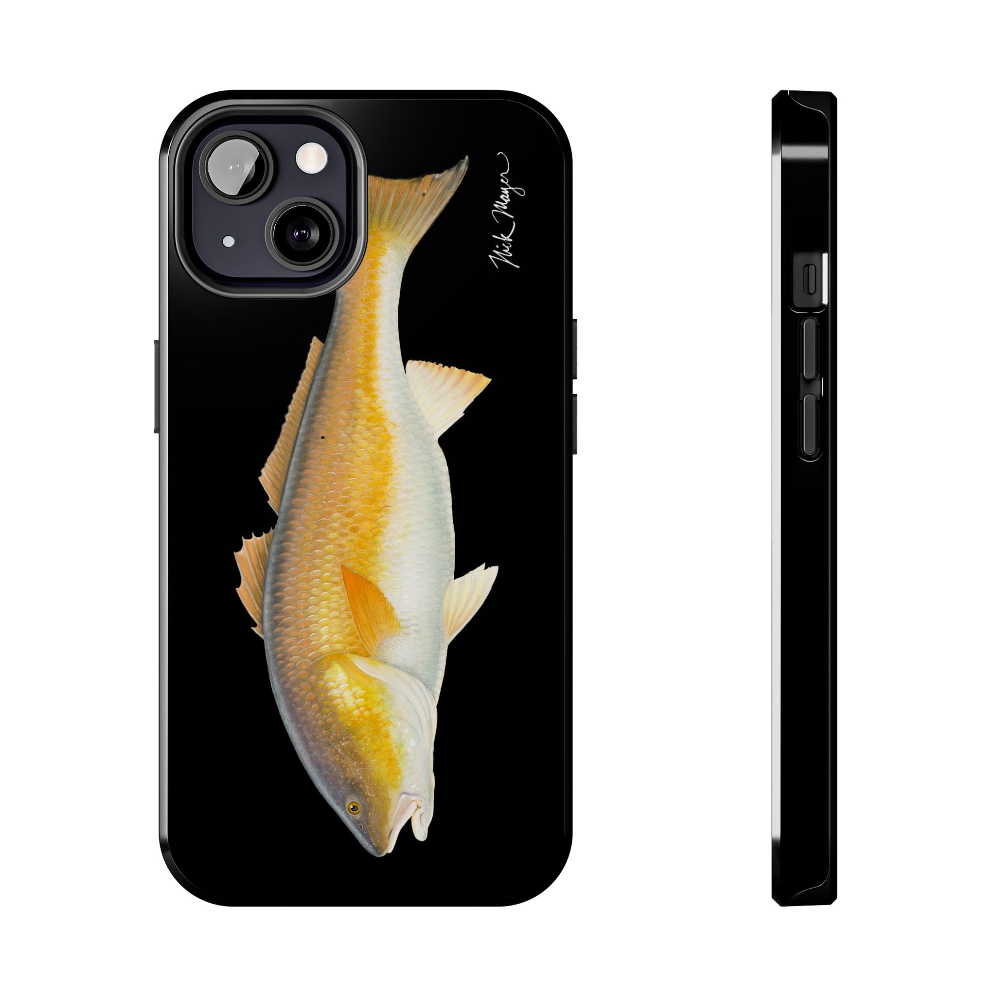 Bull Redfish Black Phone Case (iPhone)