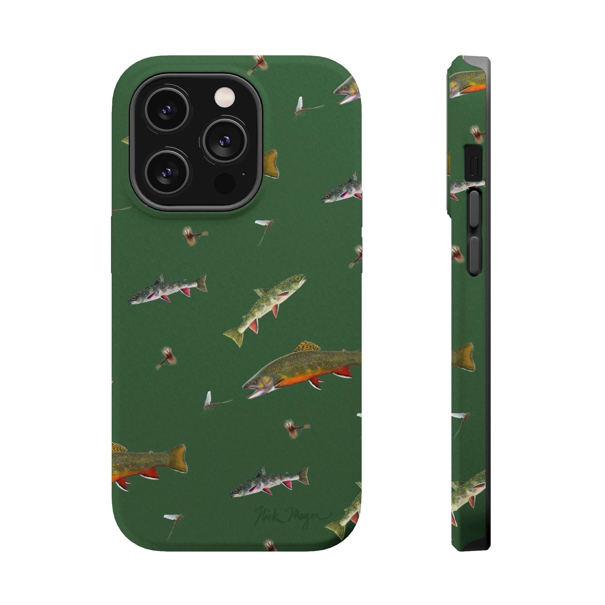 Trout and Flies MagSafe iPhone Case