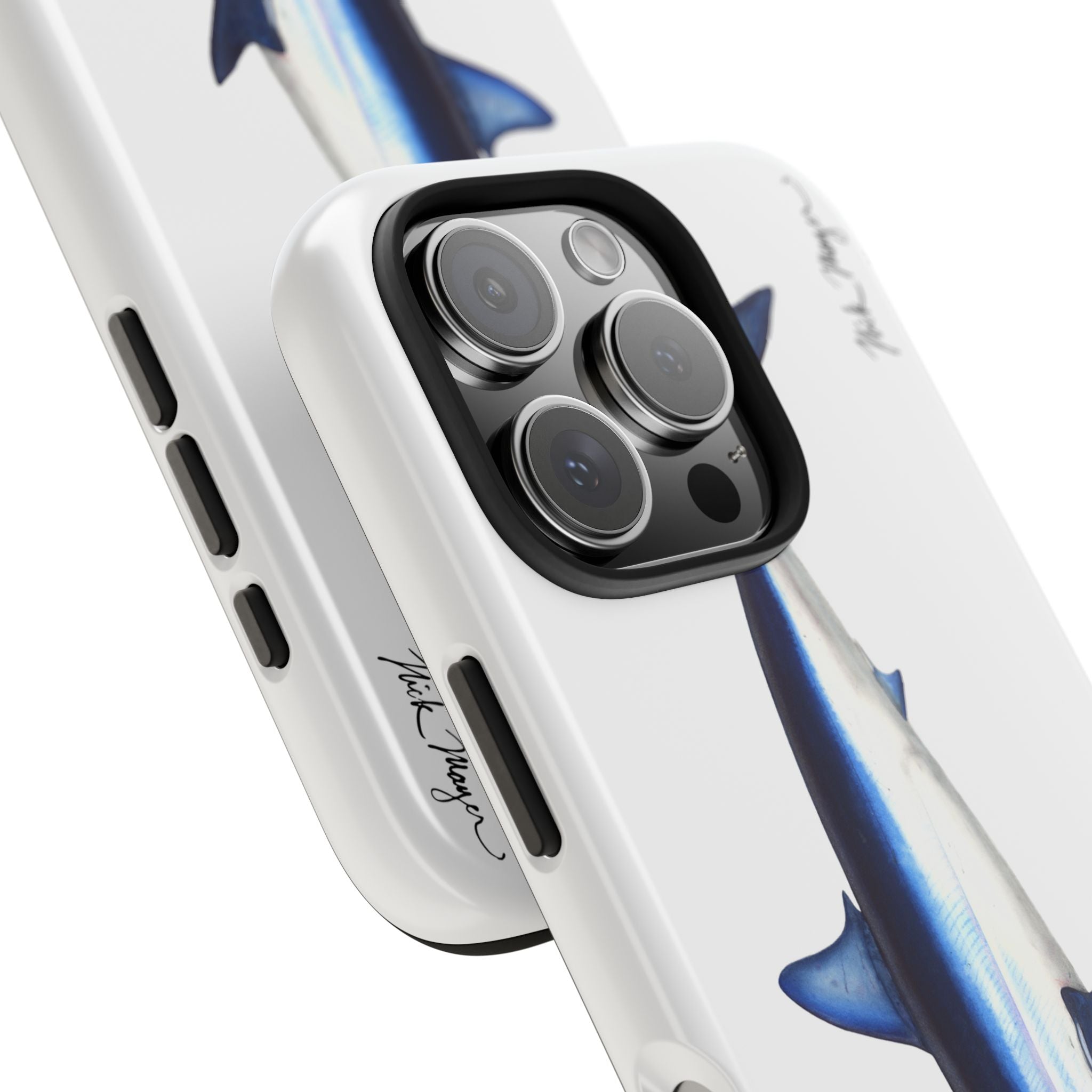 Mako Shark White Phone Case (iPhone)