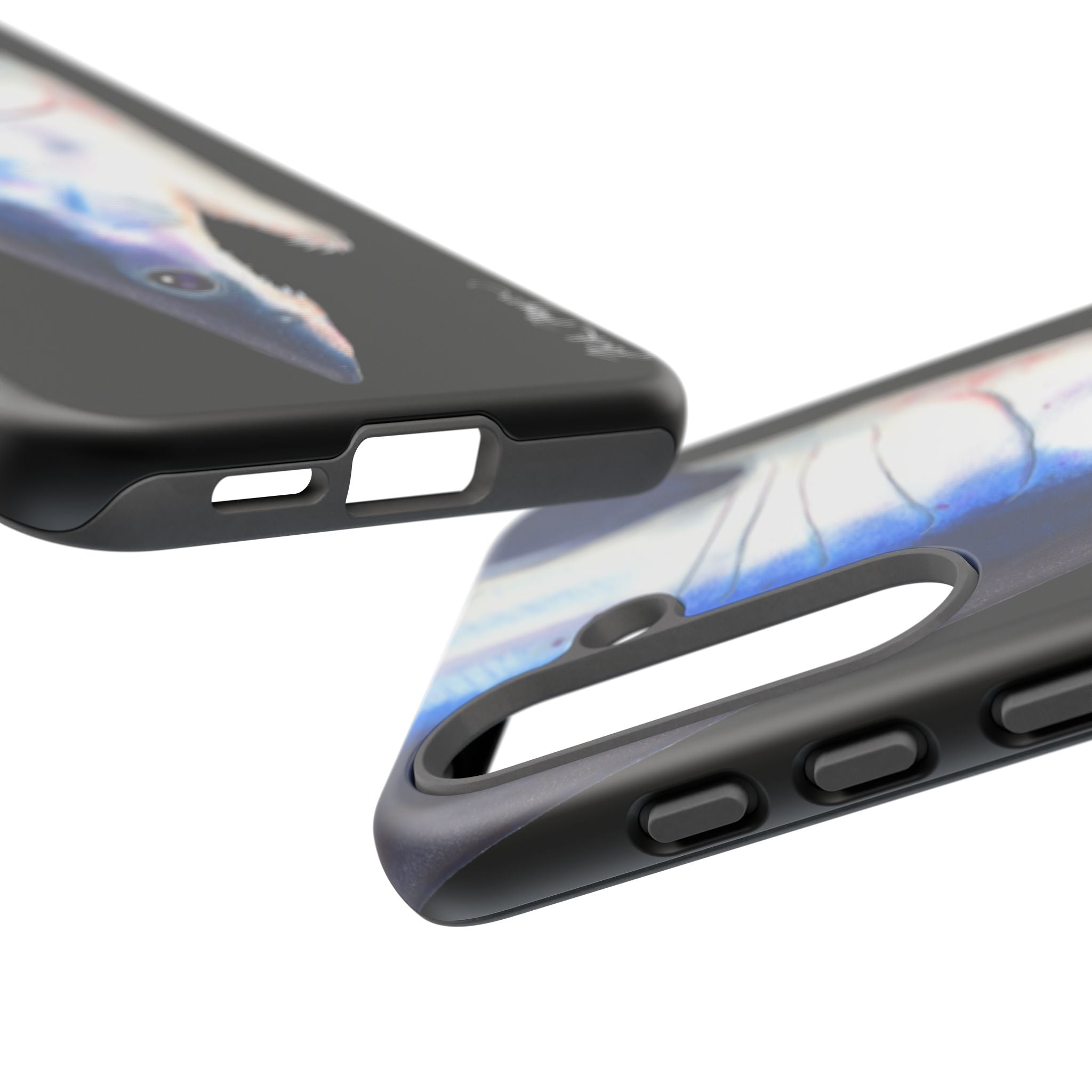 Mako Shark Face Black Phone Case (Samsung) Printify