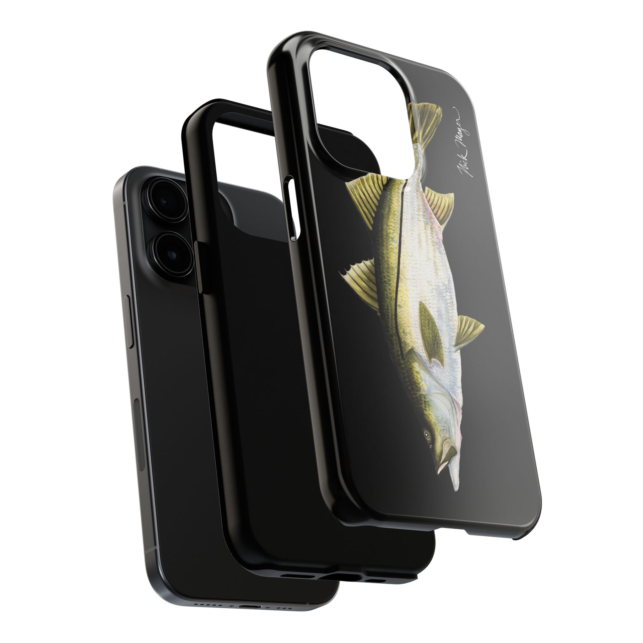 Snook Black Phone Case (iPhone)