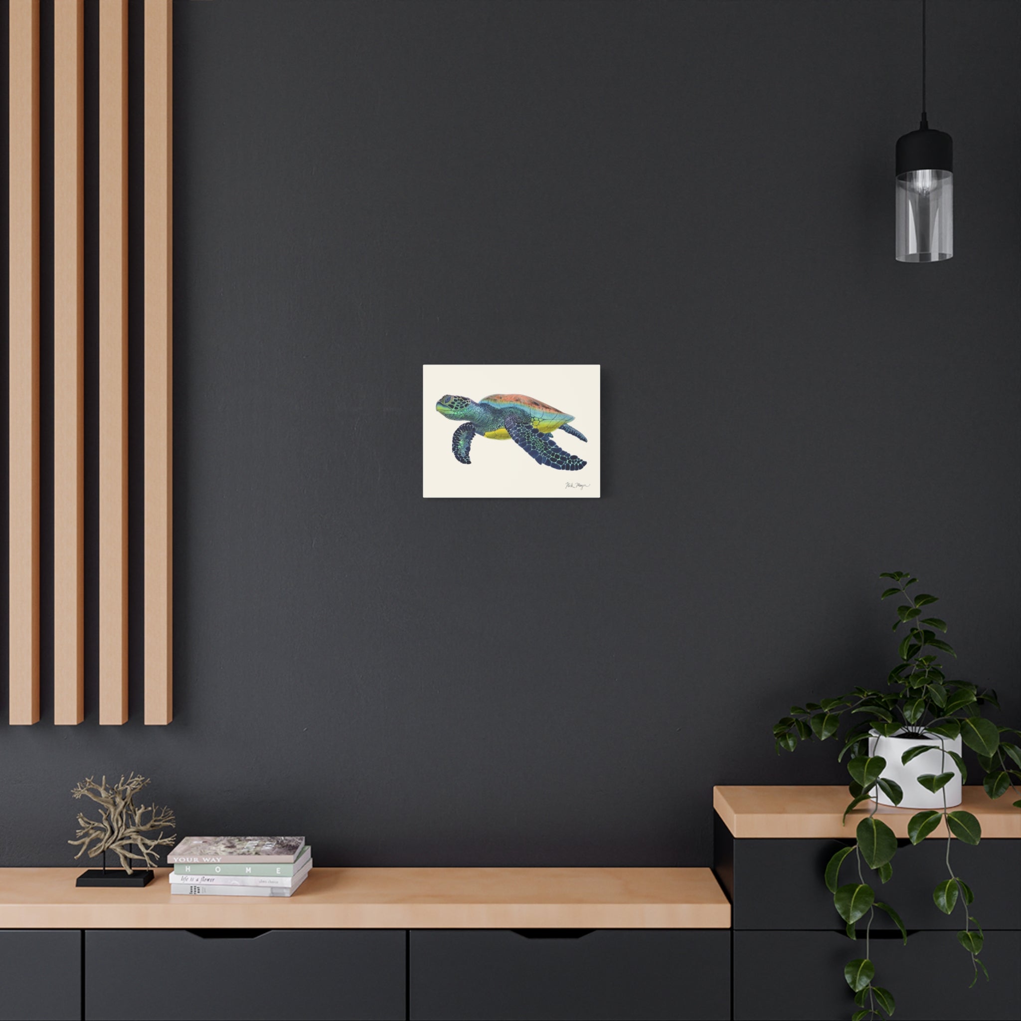 Green Sea Turtle II Canvas Print